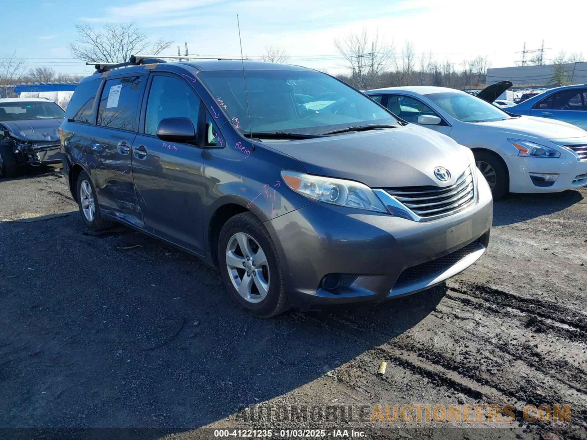 5TDKK3DC6ES464679 TOYOTA SIENNA 2014