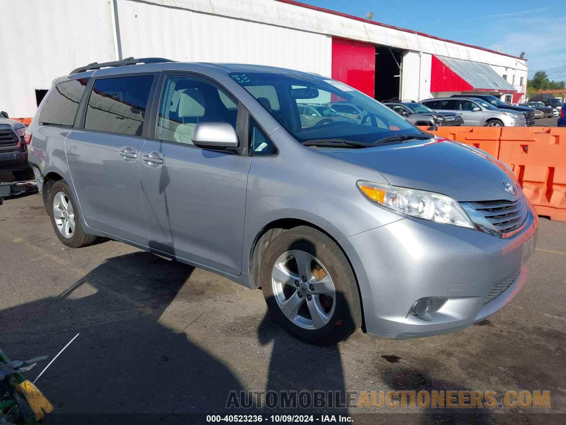 5TDKK3DC6FS548289 TOYOTA SIENNA 2015