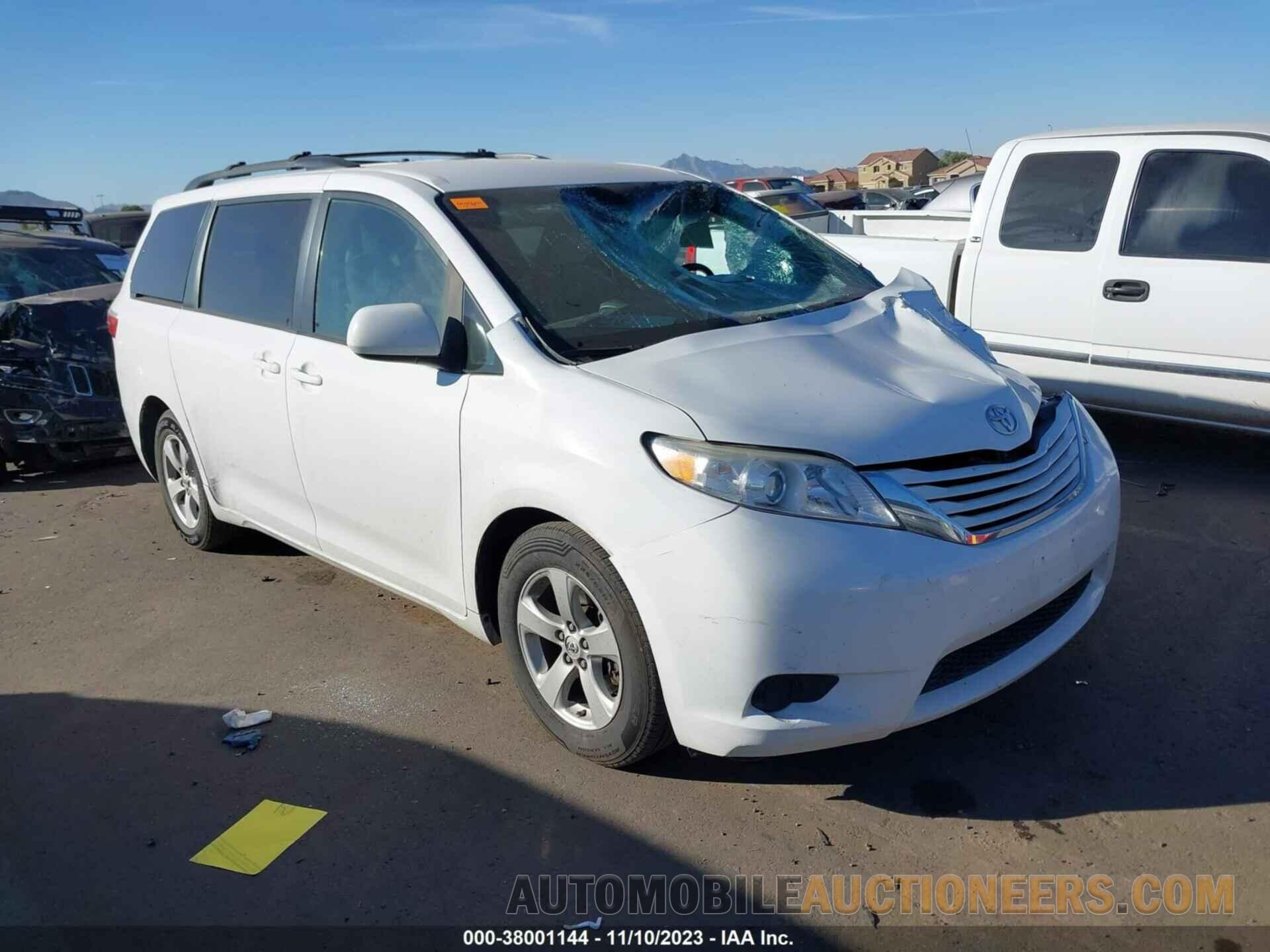 5TDKK3DC6FS608958 TOYOTA SIENNA 2015