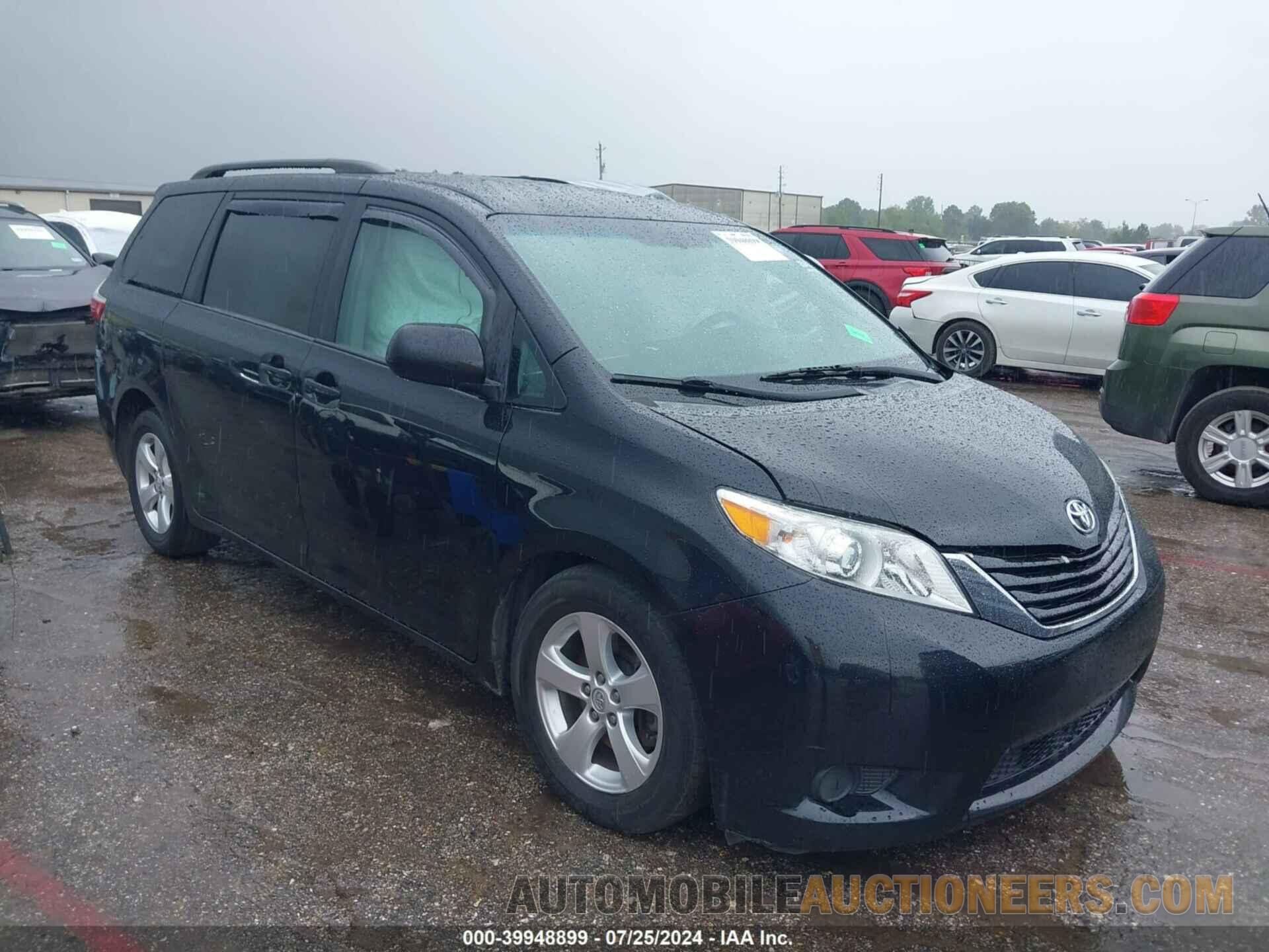 5TDKK3DC6FS620608 TOYOTA SIENNA 2015