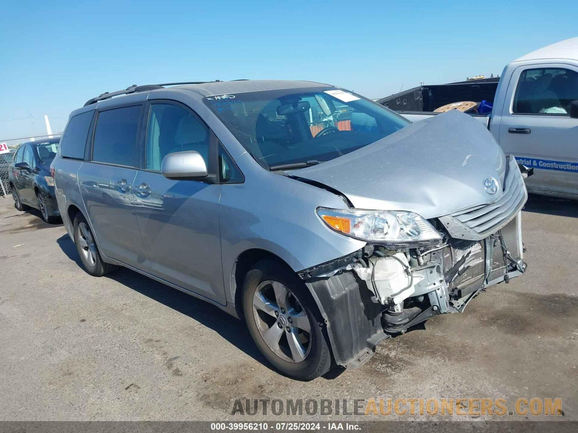 5TDKK3DC6GS696704 TOYOTA SIENNA 2016