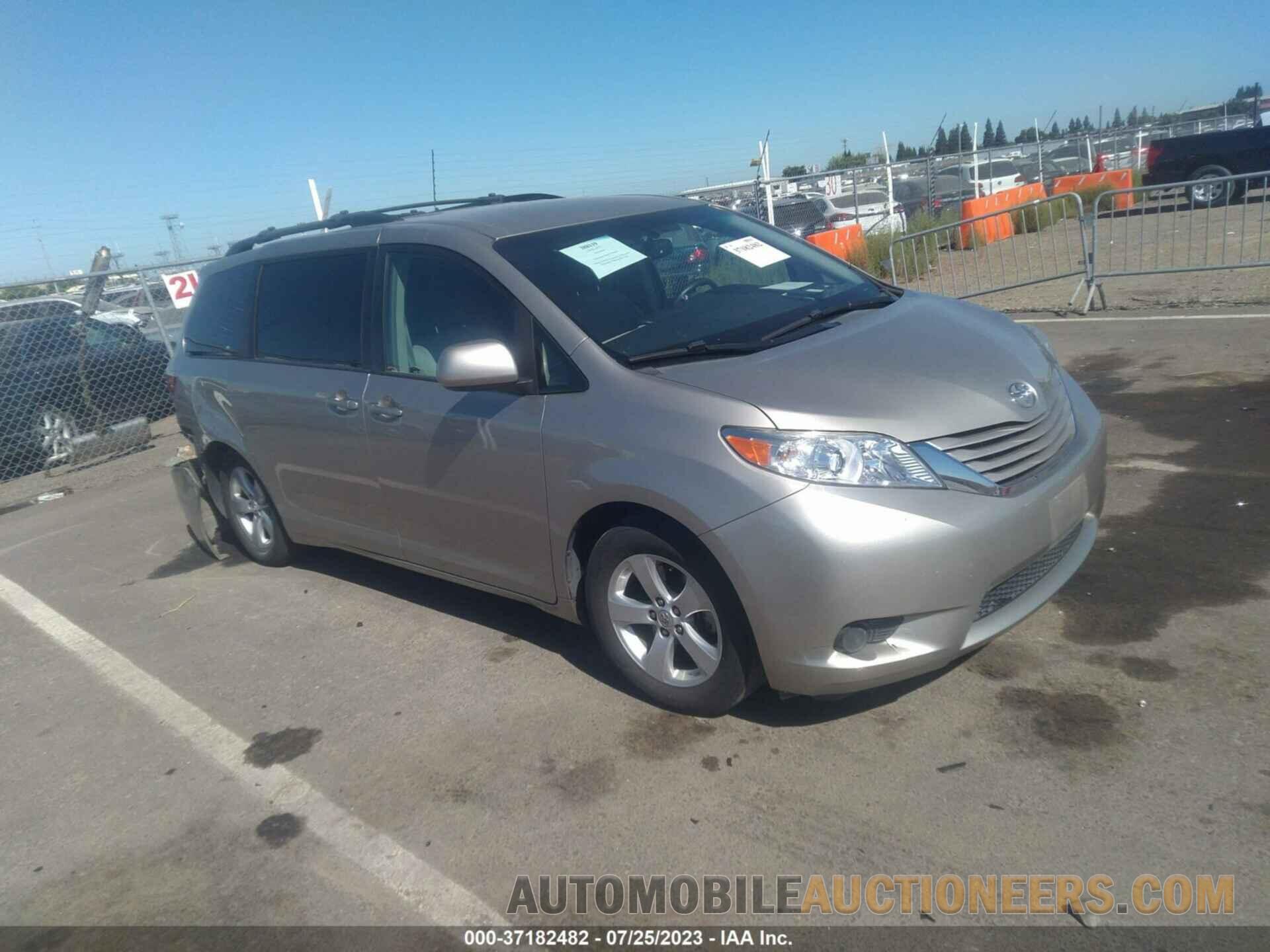 5TDKK3DC6GS700881 TOYOTA SIENNA 2016