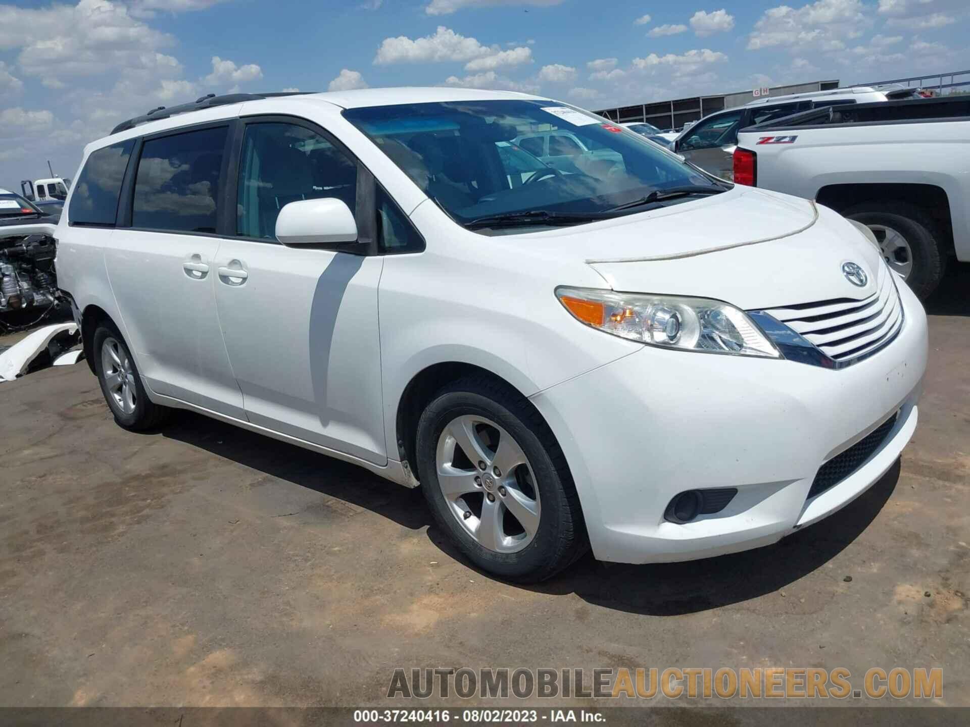 5TDKK3DC6GS708589 TOYOTA SIENNA 2016