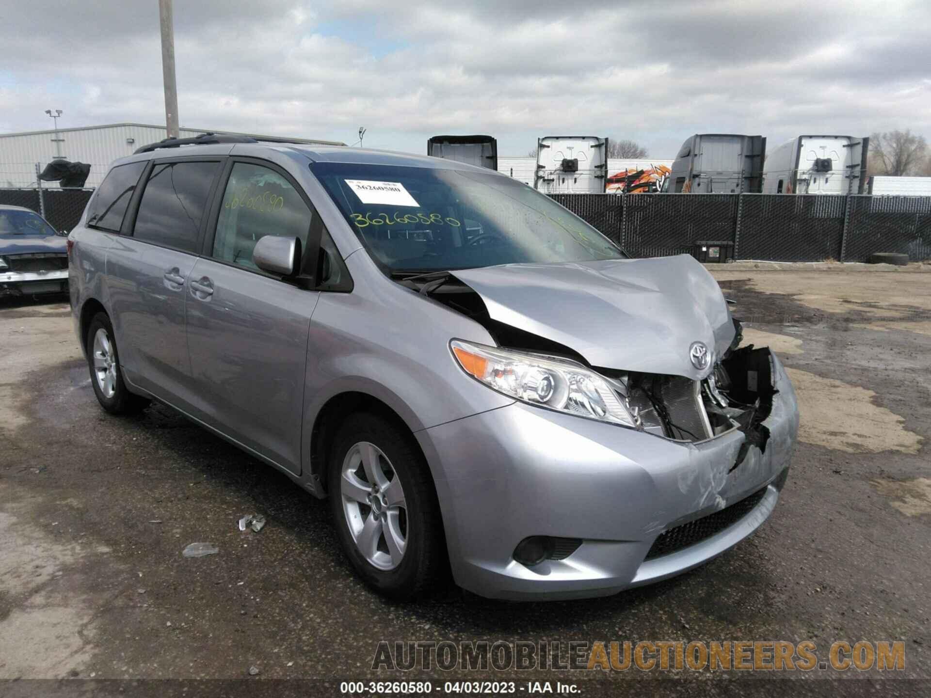 5TDKK3DC6GS752480 TOYOTA SIENNA 2016