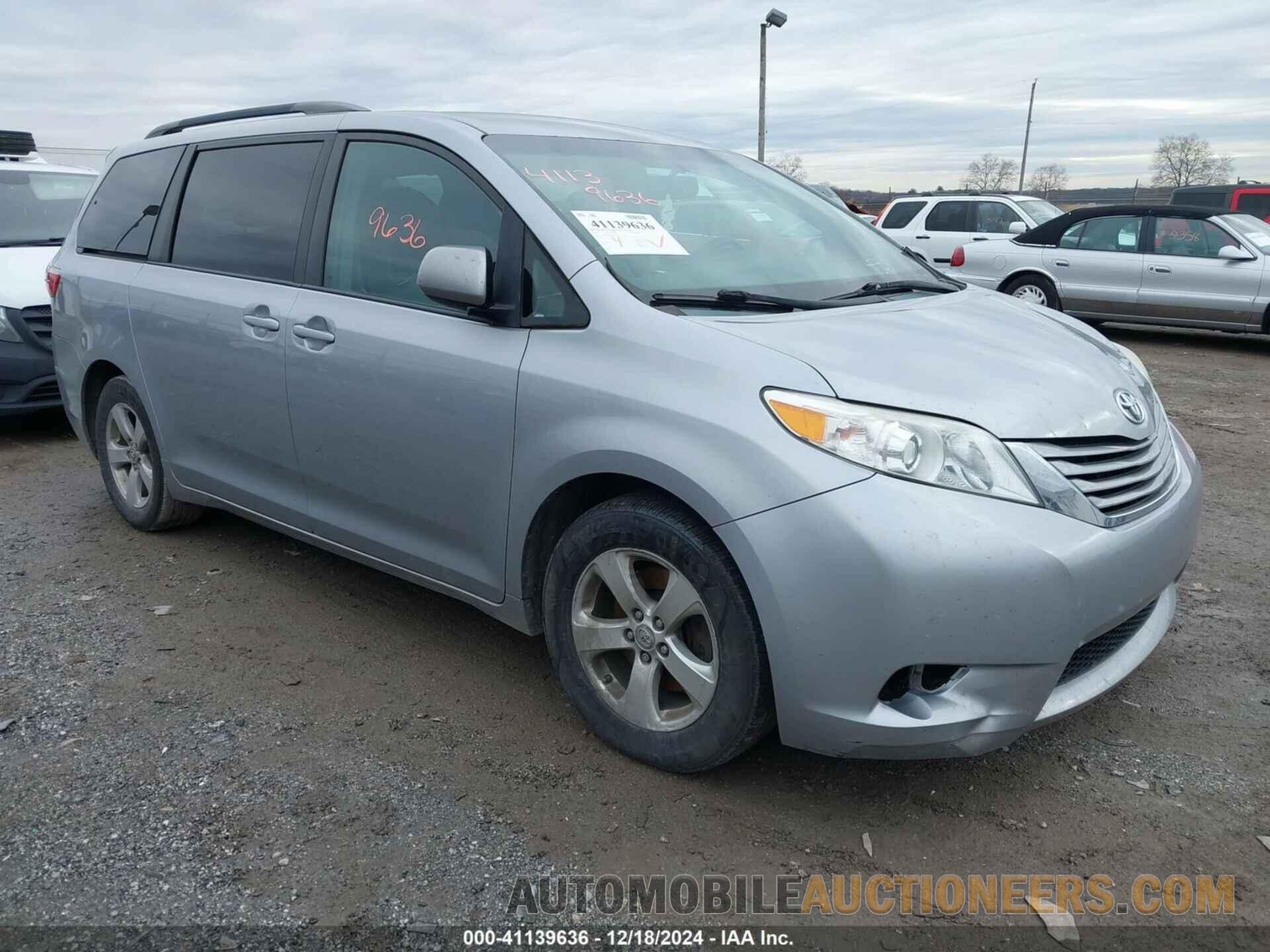 5TDKK3DC7FS562234 TOYOTA SIENNA 2015