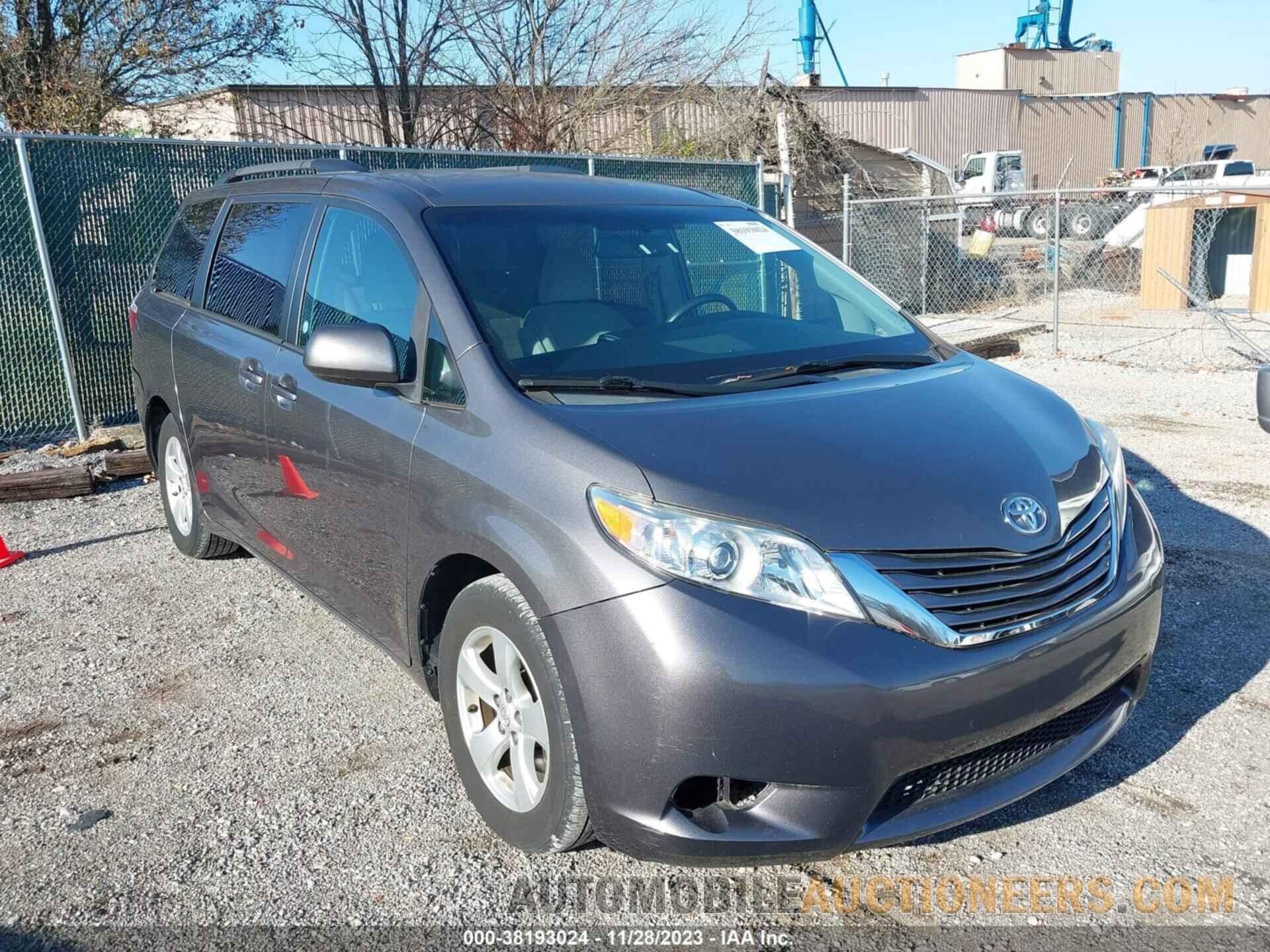 5TDKK3DC7GS704180 TOYOTA SIENNA 2016