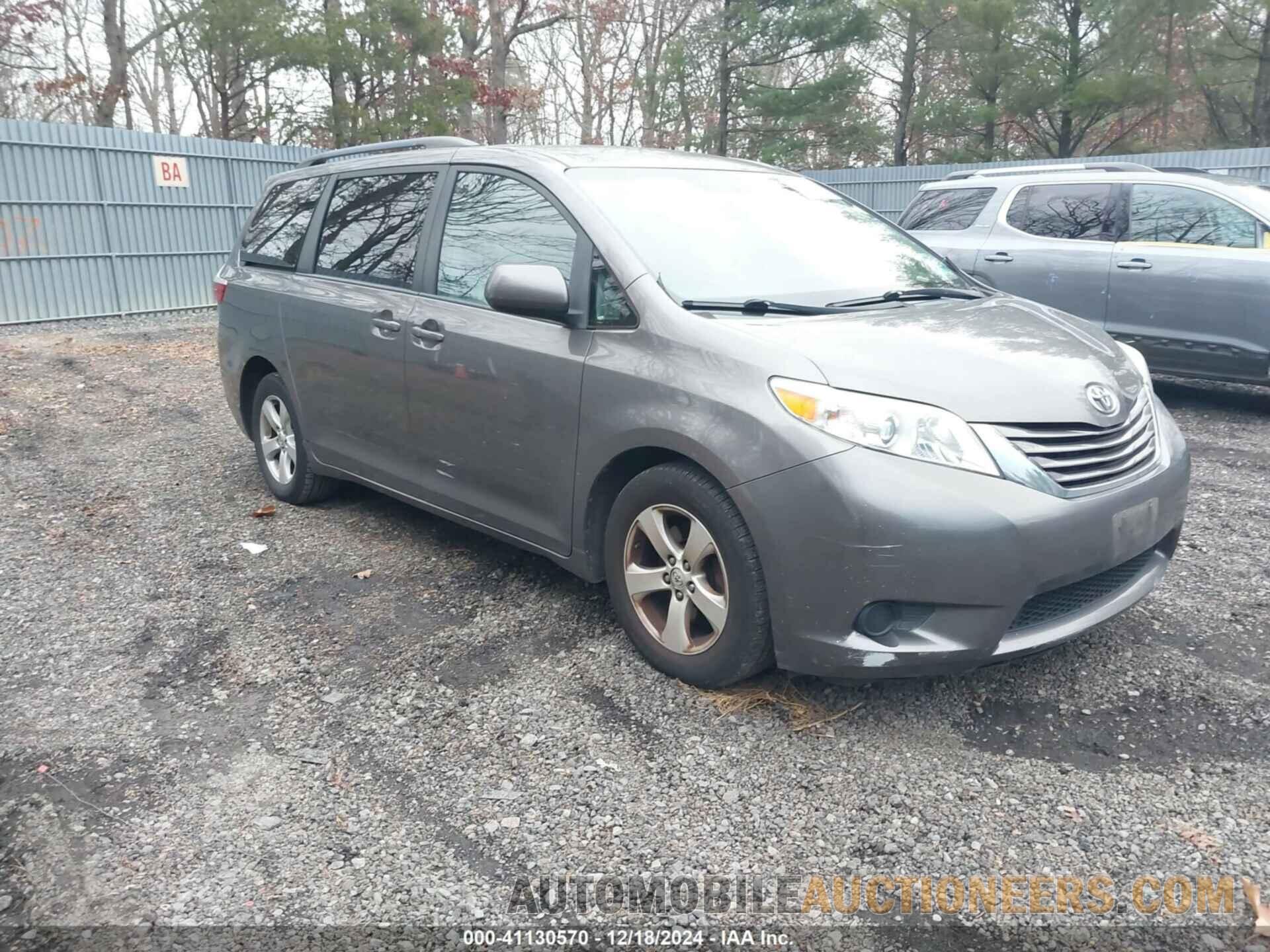 5TDKK3DC7GS722761 TOYOTA SIENNA 2016