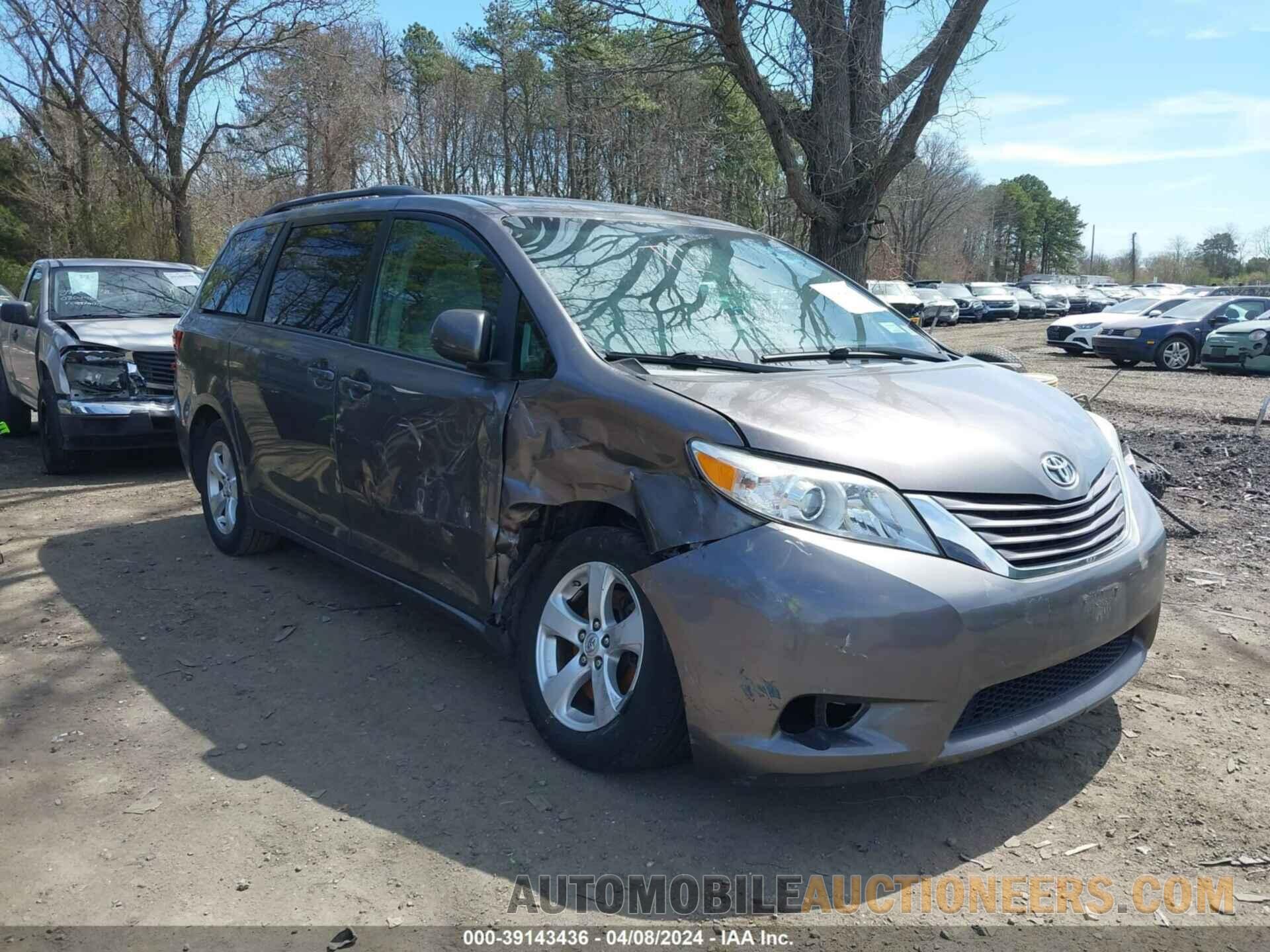 5TDKK3DC7GS722940 TOYOTA SIENNA 2016