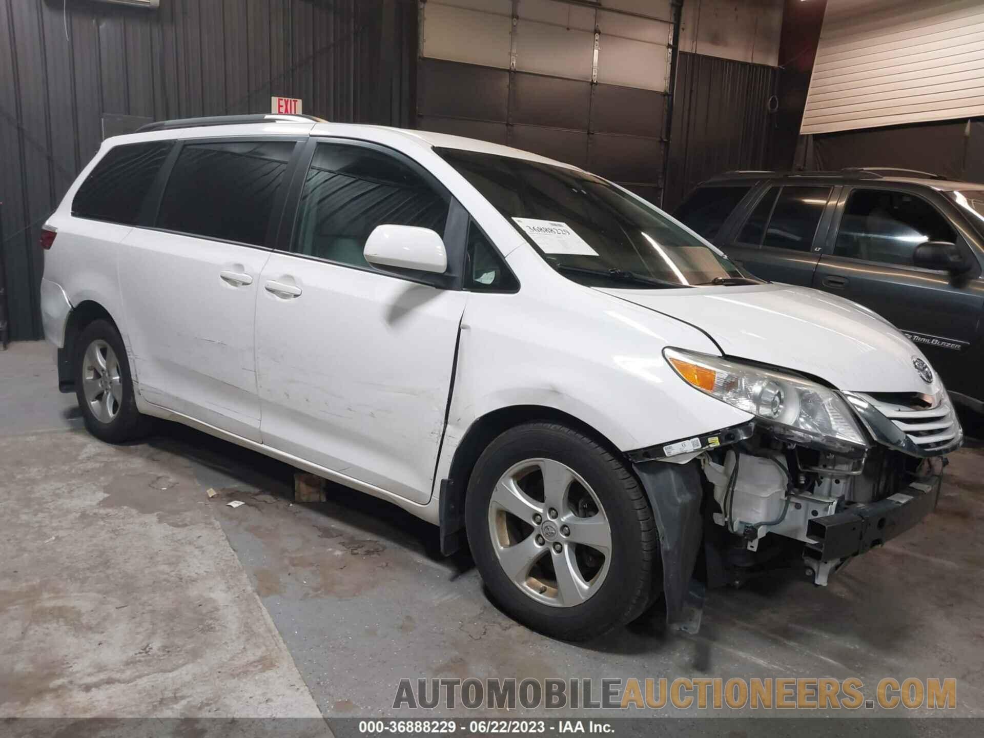 5TDKK3DC7GS732996 TOYOTA SIENNA 2016