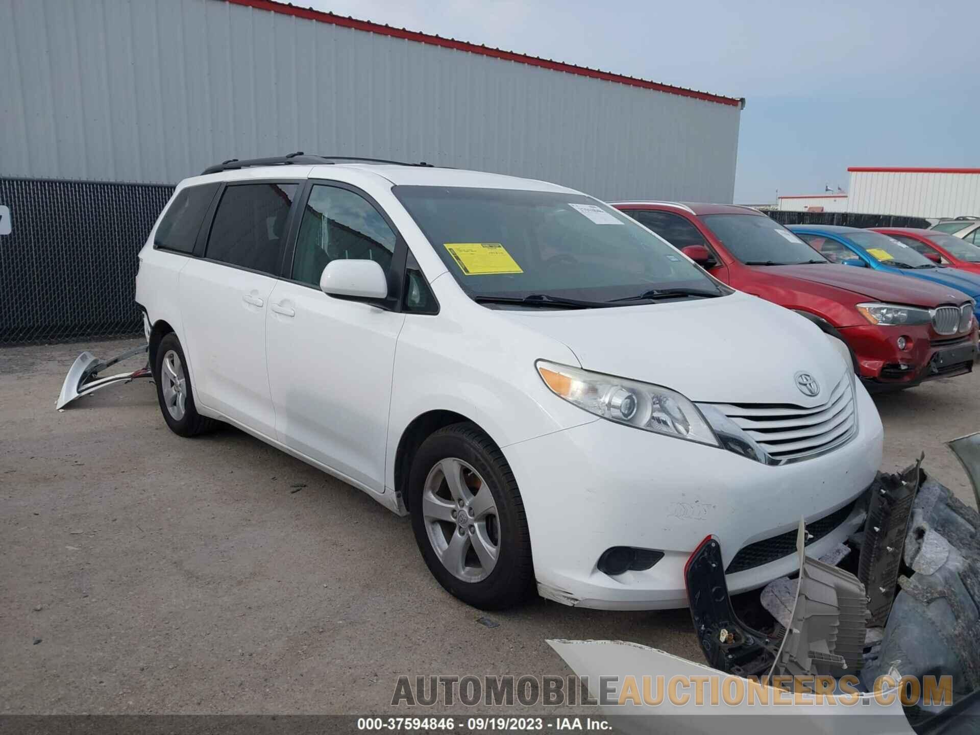 5TDKK3DC8FS583190 TOYOTA SIENNA 2015