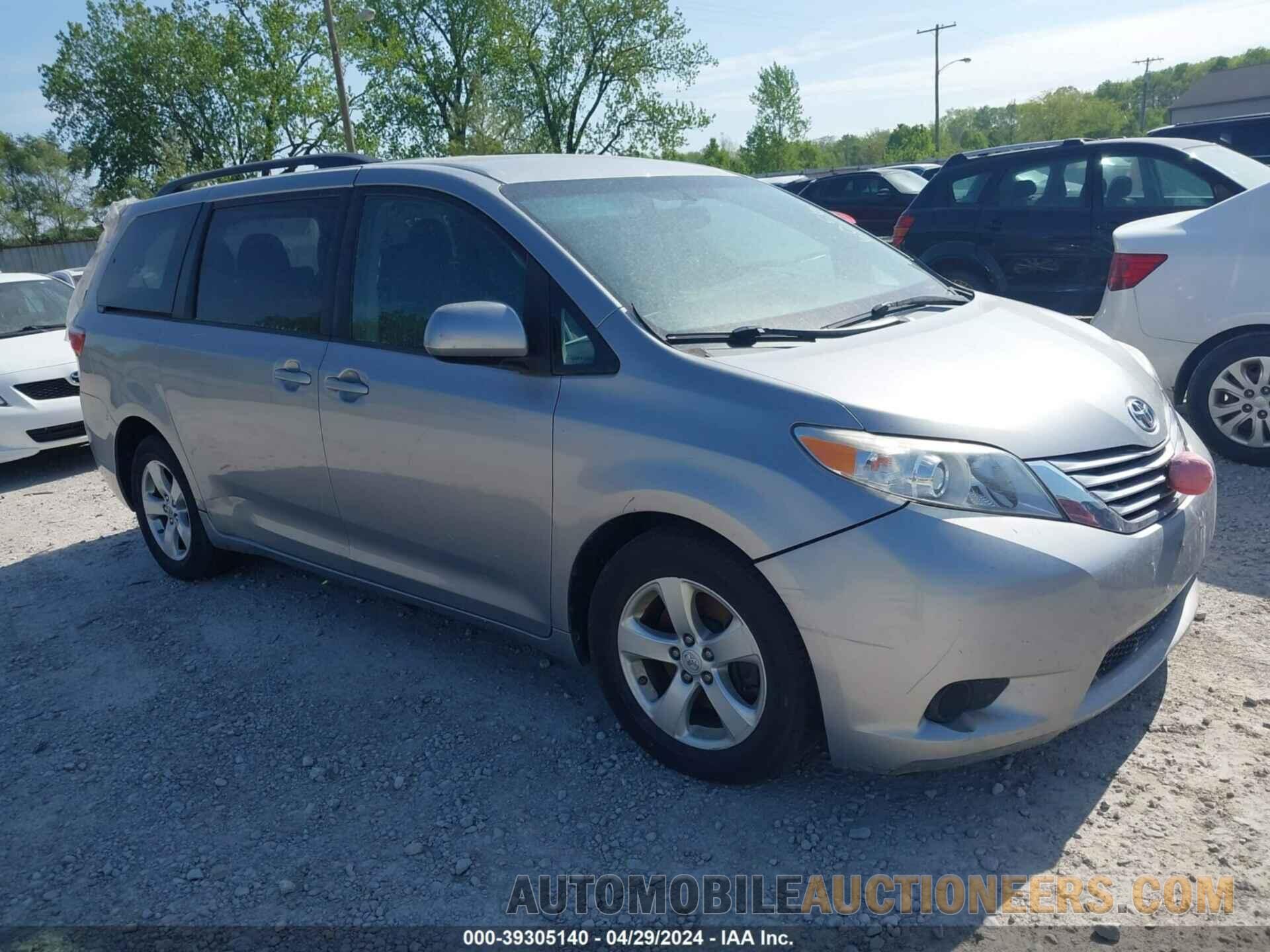 5TDKK3DC8FS586056 TOYOTA SIENNA 2015