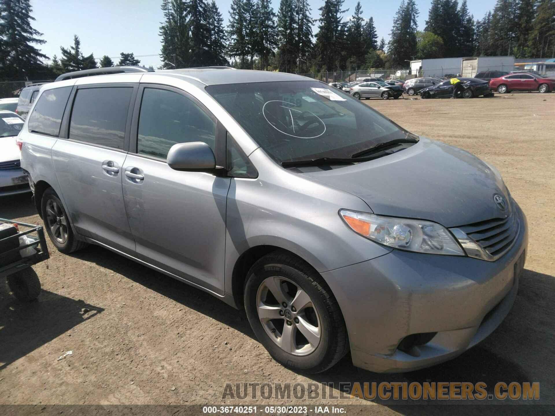 5TDKK3DC8FS640908 TOYOTA SIENNA 2015