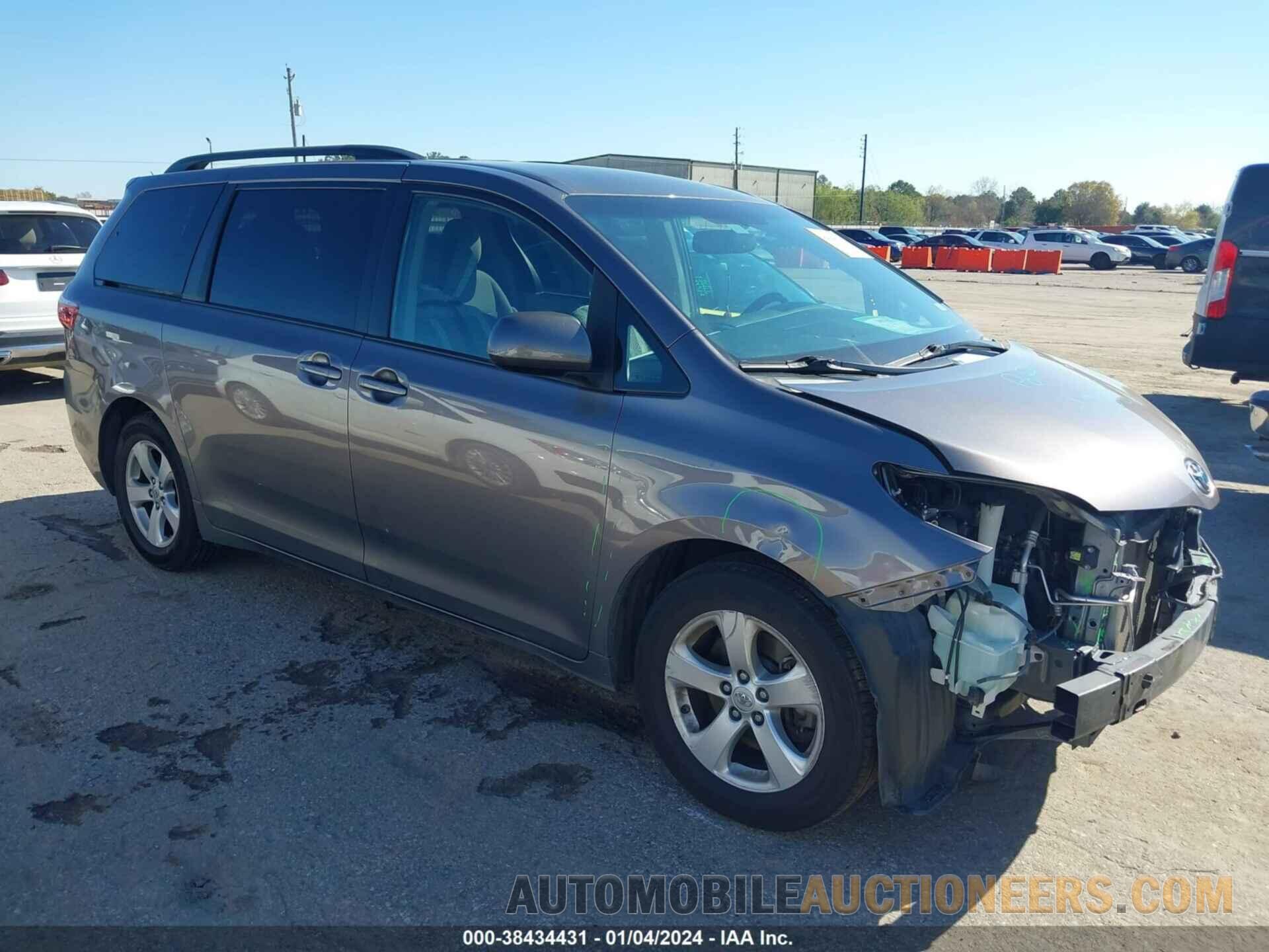 5TDKK3DC8FS657675 TOYOTA SIENNA 2015