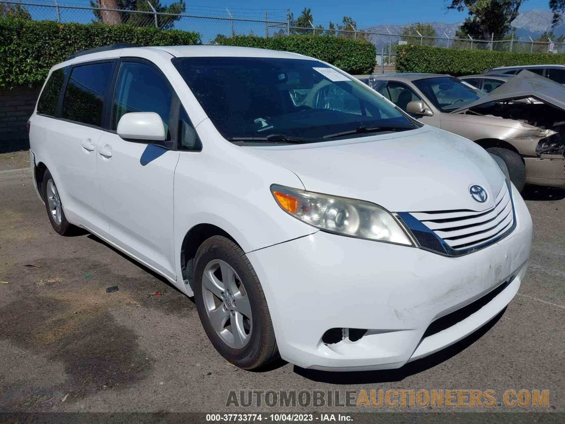 5TDKK3DC8GS711543 TOYOTA SIENNA 2016