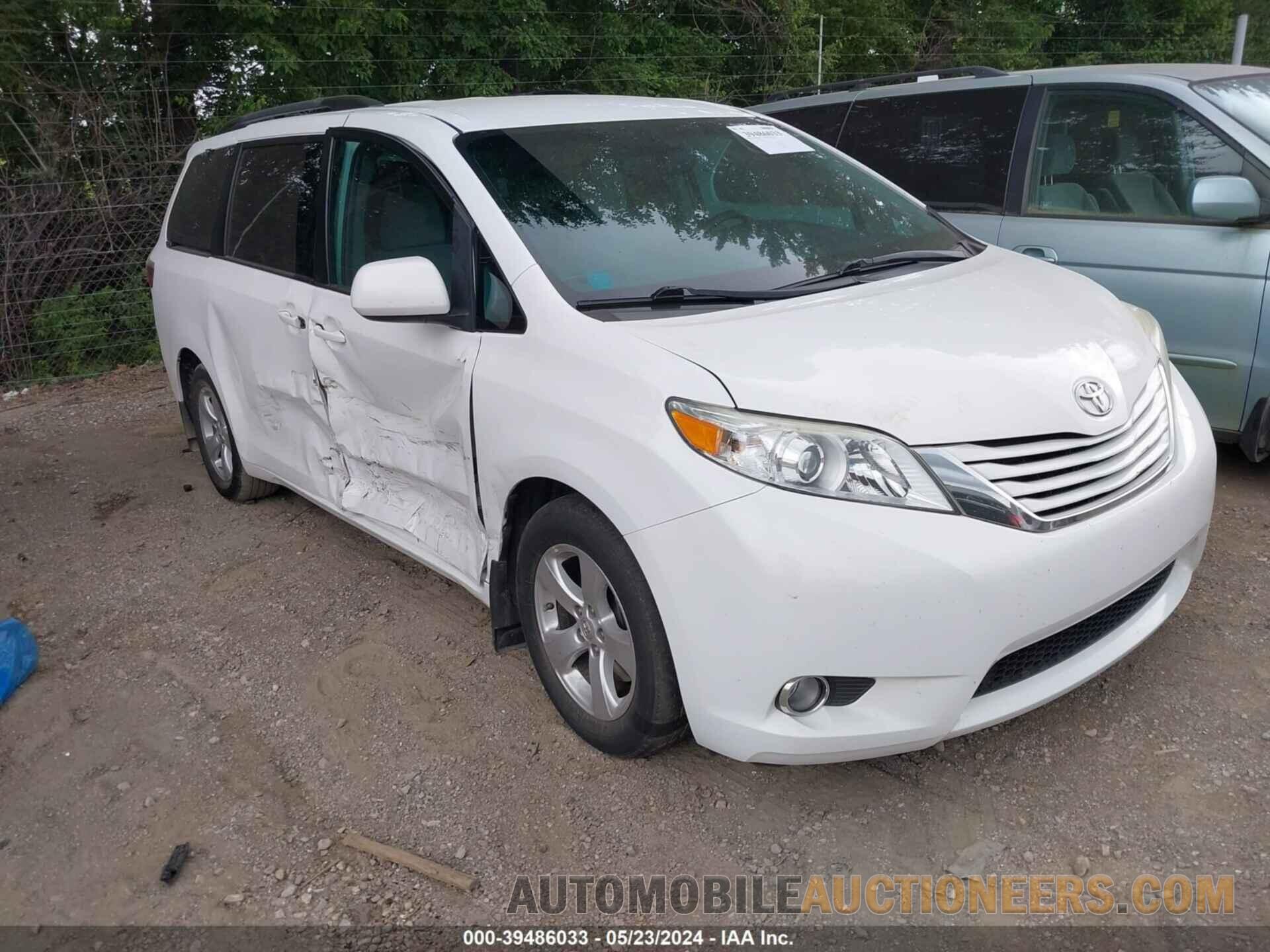 5TDKK3DC8GS730903 TOYOTA SIENNA 2016