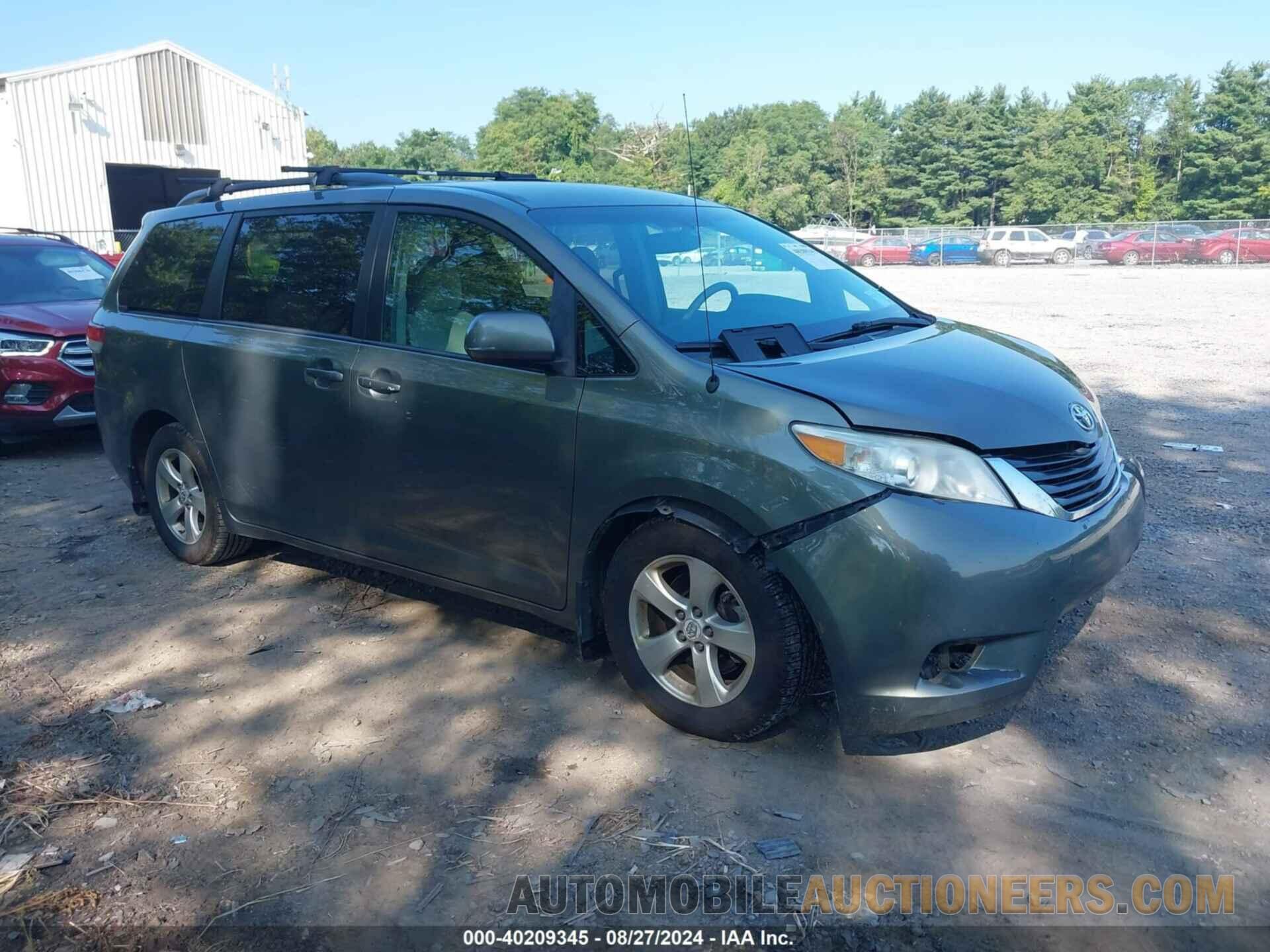 5TDKK3DC9BS130206 TOYOTA SIENNA 2011