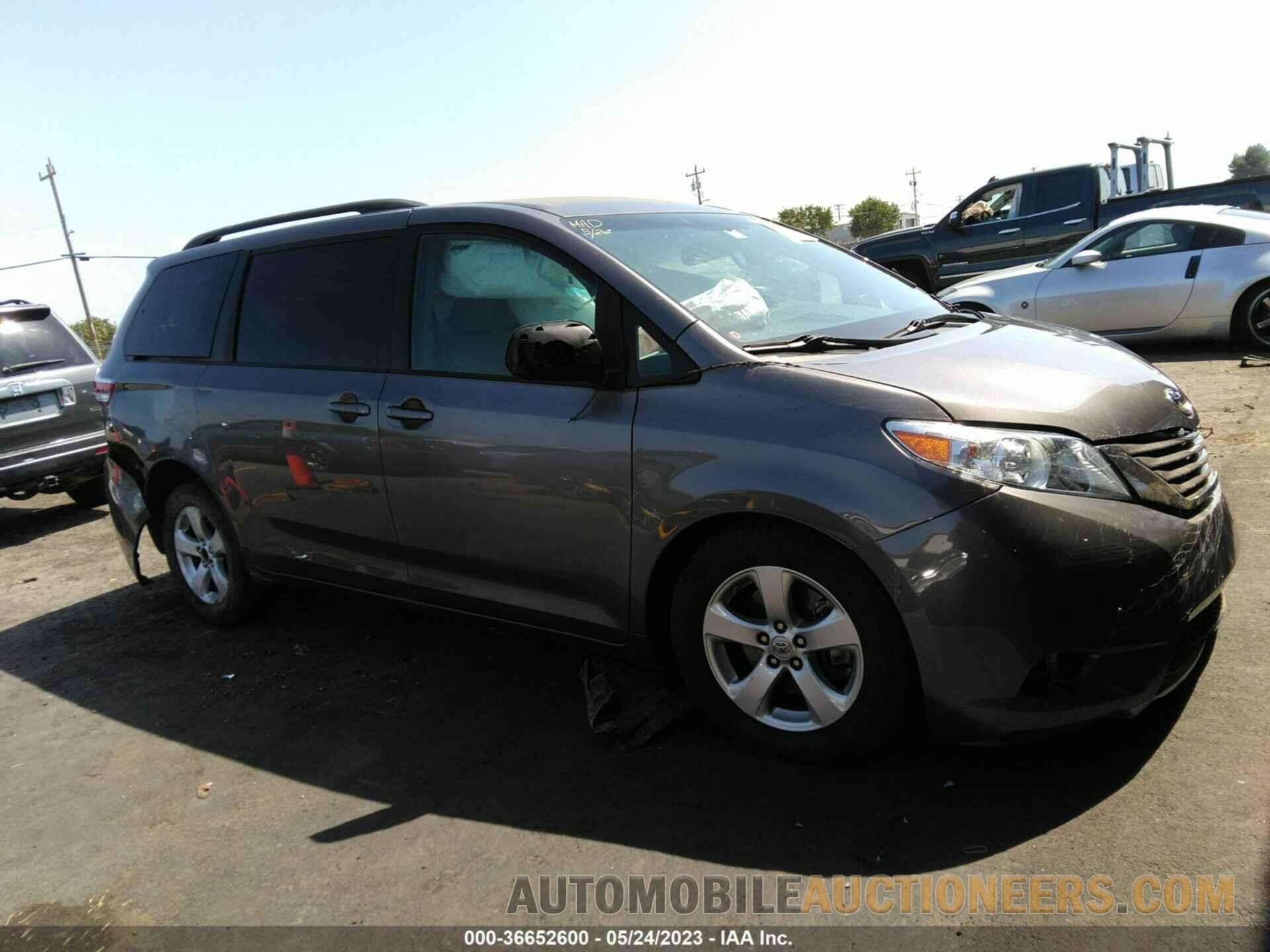 5TDKK3DC9FS673268 TOYOTA SIENNA 2015