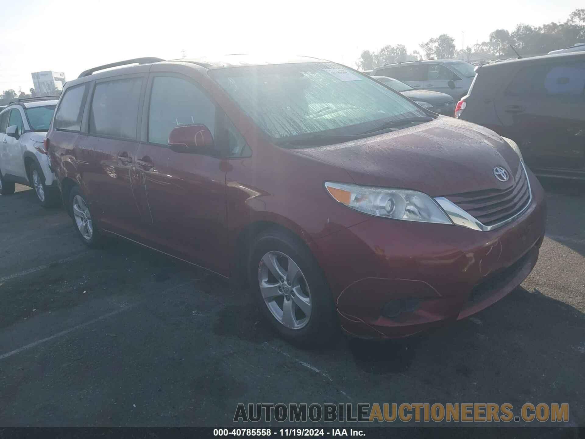 5TDKK3DC9GS709610 TOYOTA SIENNA 2016