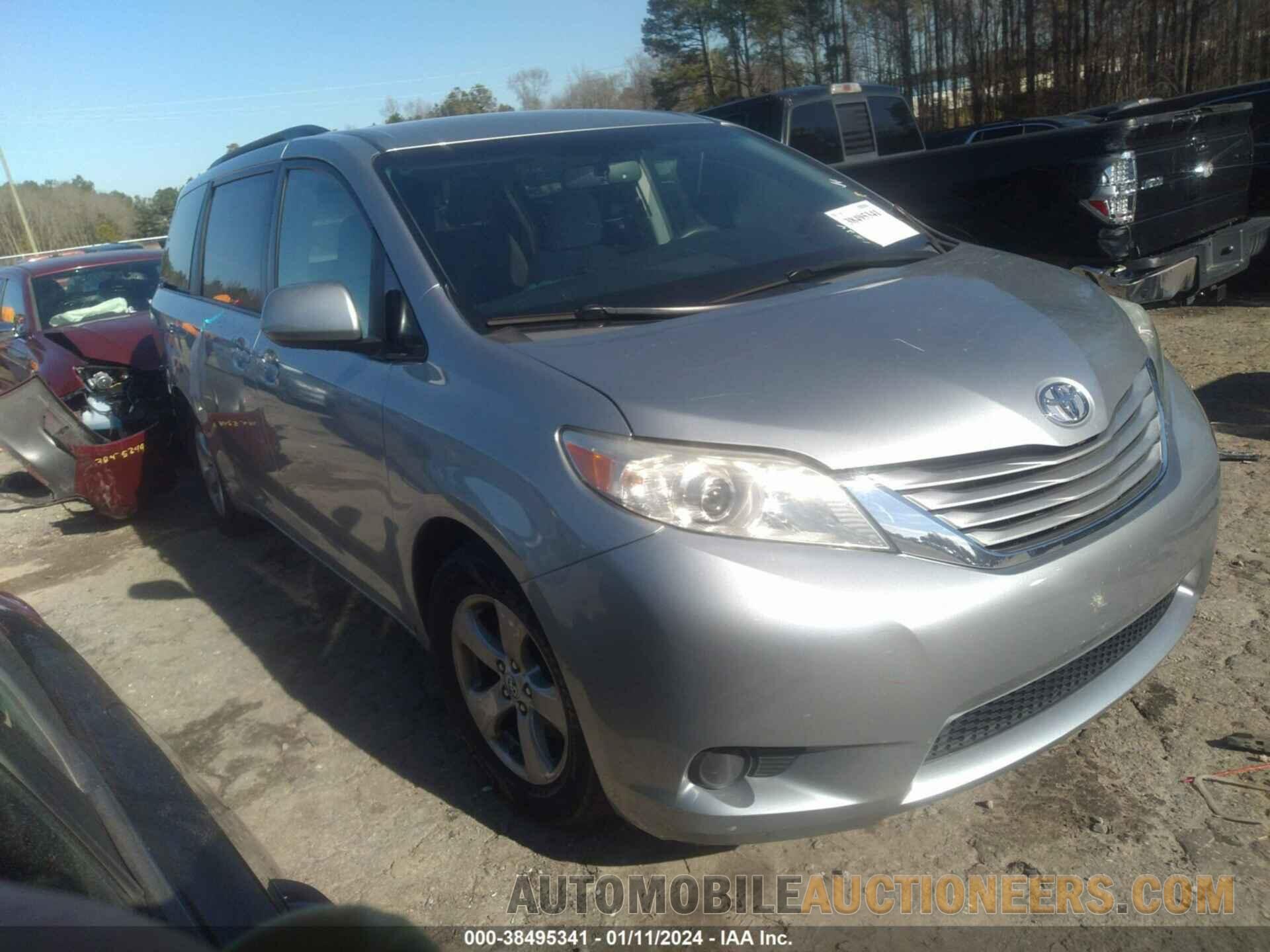 5TDKK3DC9GS751629 TOYOTA SIENNA 2016