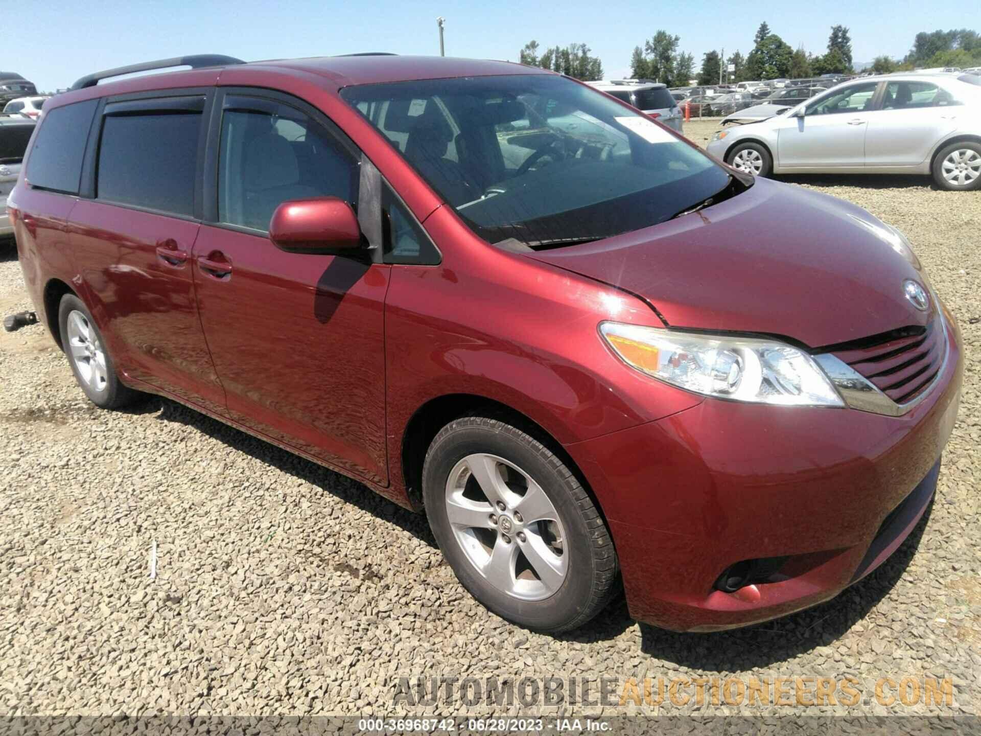 5TDKK3DC9GS752330 TOYOTA SIENNA 2016