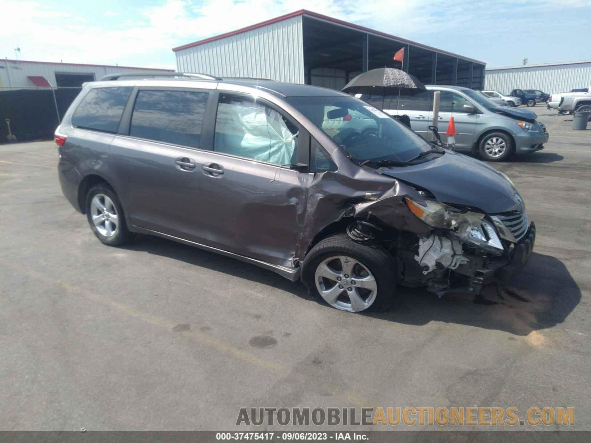 5TDKK3DC9GS759004 TOYOTA SIENNA 2016