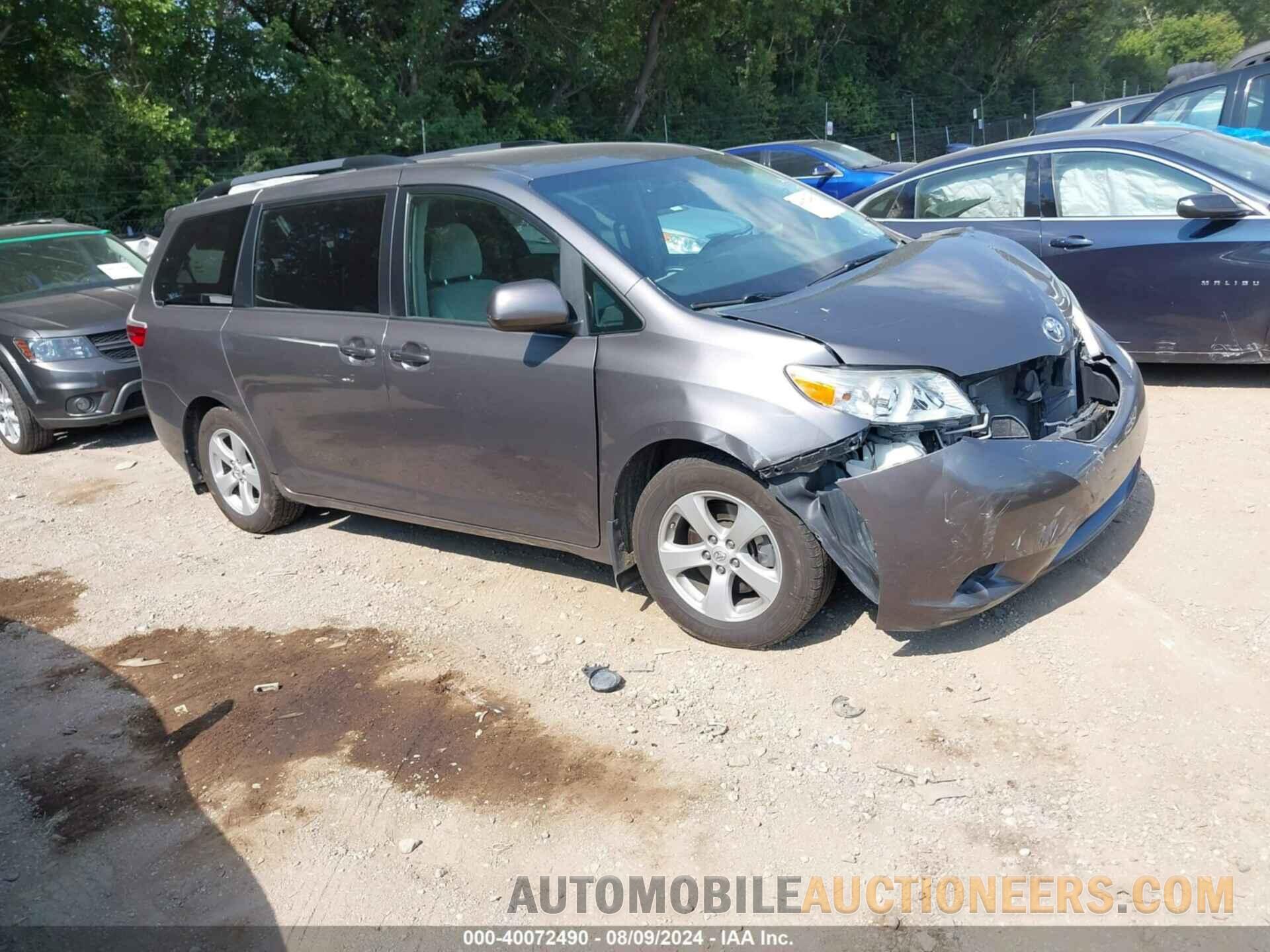 5TDKK3DCXFS528160 TOYOTA SIENNA 2015