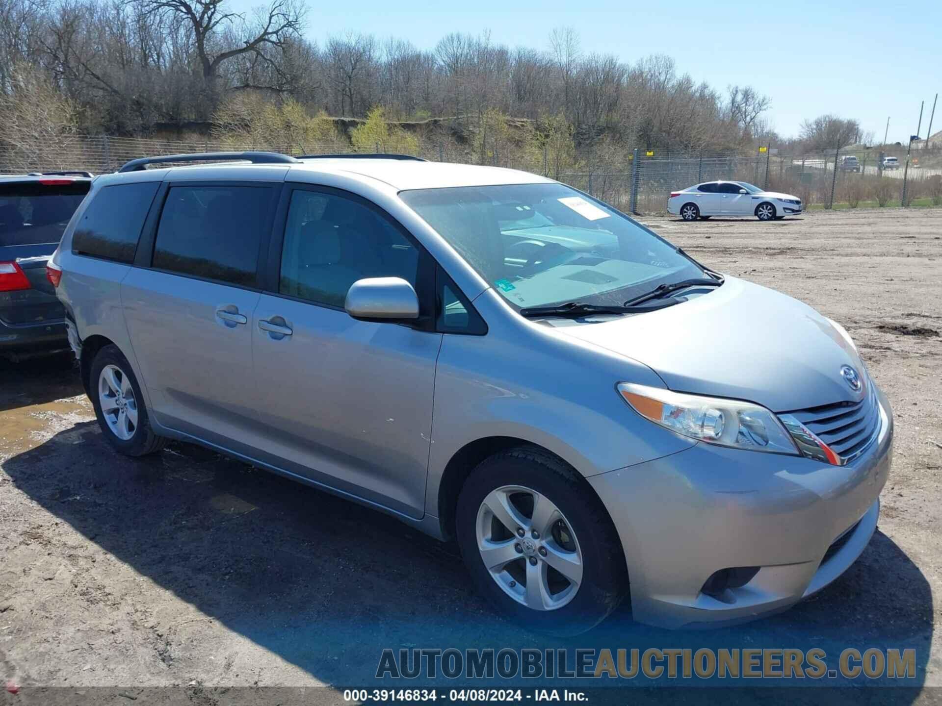 5TDKK3DCXFS571607 TOYOTA SIENNA 2015