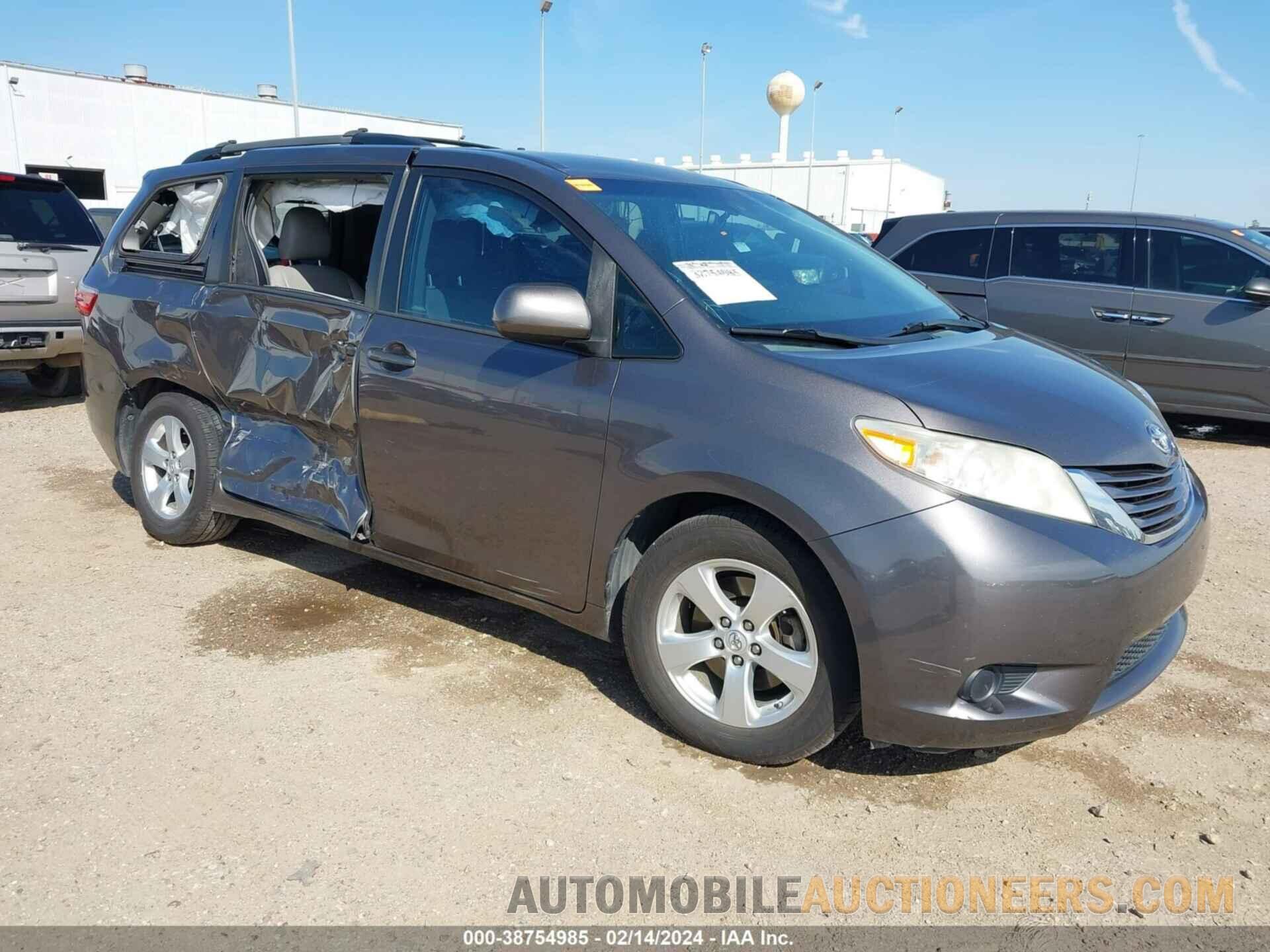 5TDKK3DCXFS587340 TOYOTA SIENNA 2015