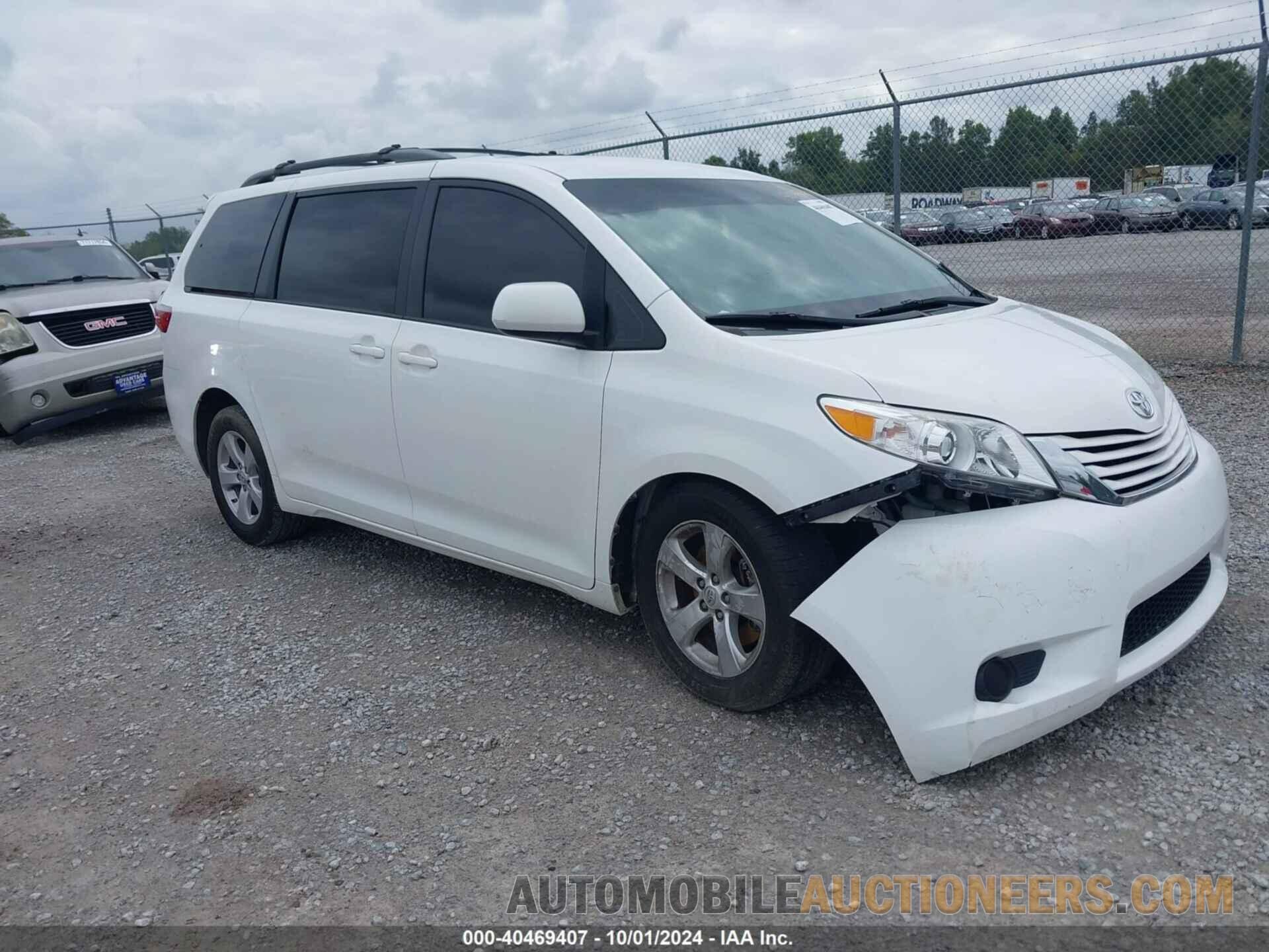 5TDKK3DCXFS625889 TOYOTA SIENNA 2015