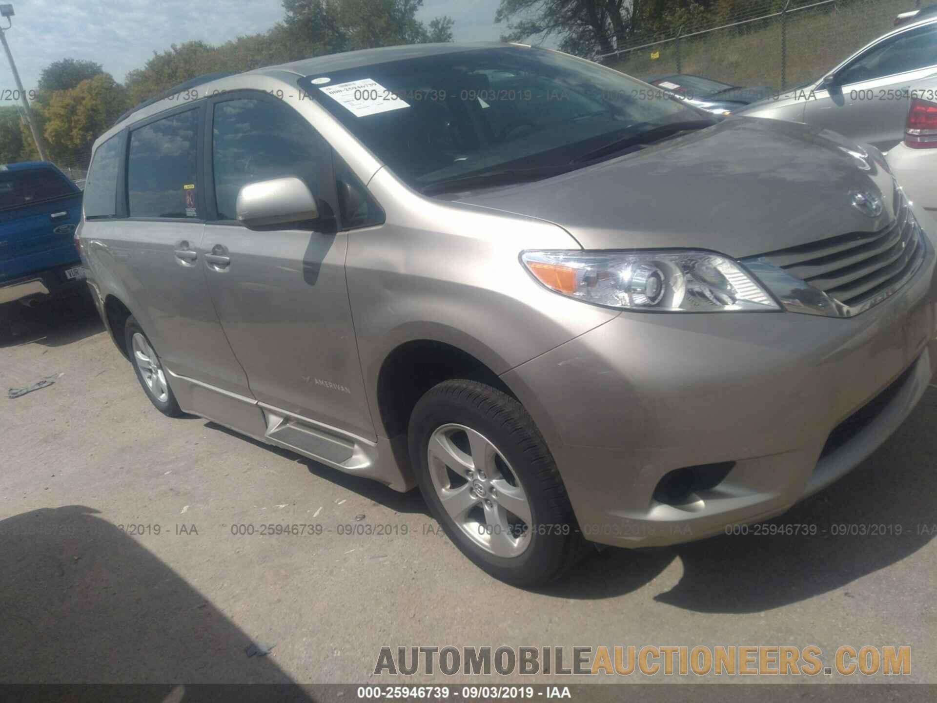 5TDKK3DCXFS636844 TOYOTA SIENNA 2015