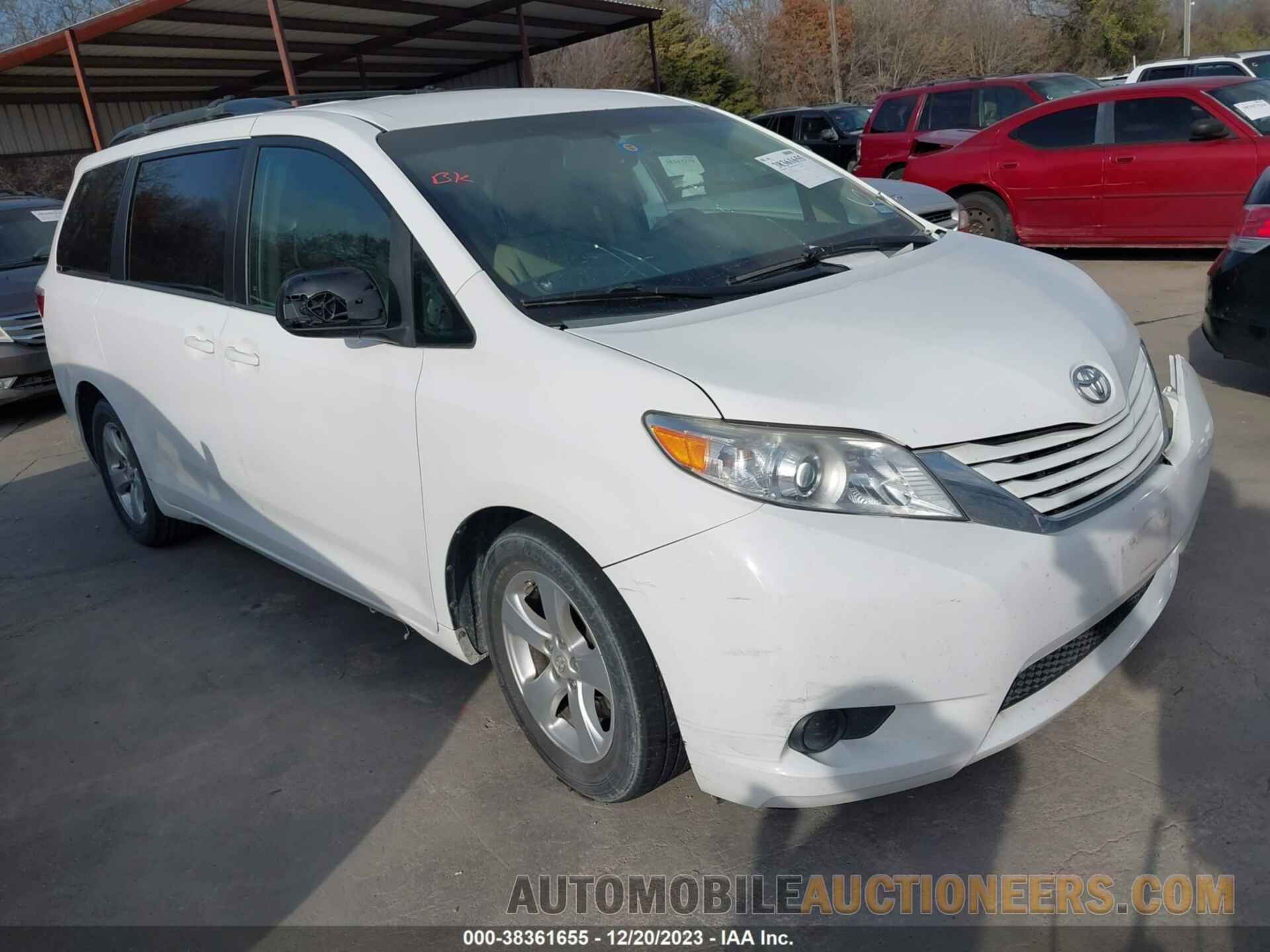 5TDKK3DCXGS719921 TOYOTA SIENNA 2016