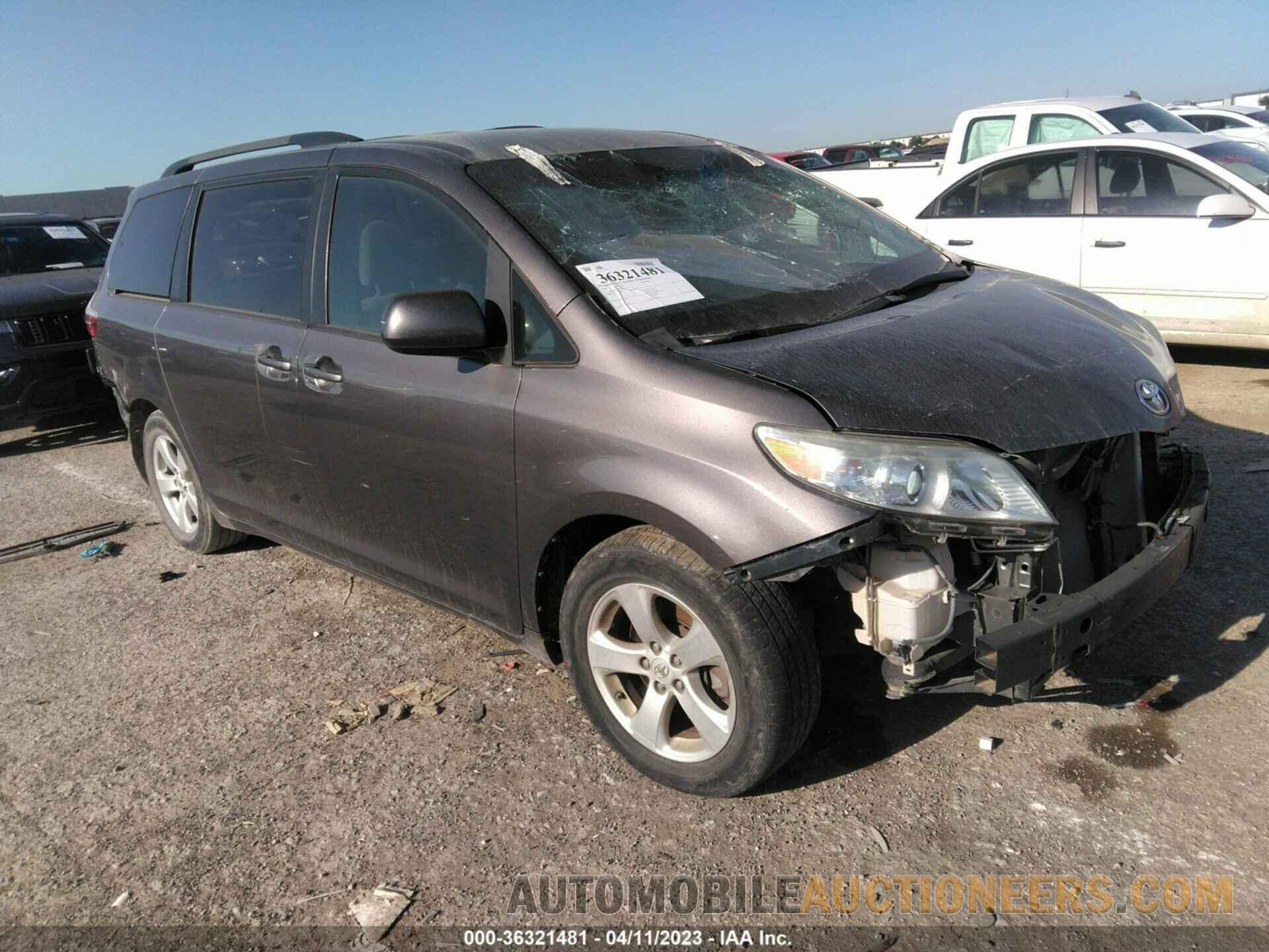 5TDKK3DCXGS735973 TOYOTA SIENNA 2016