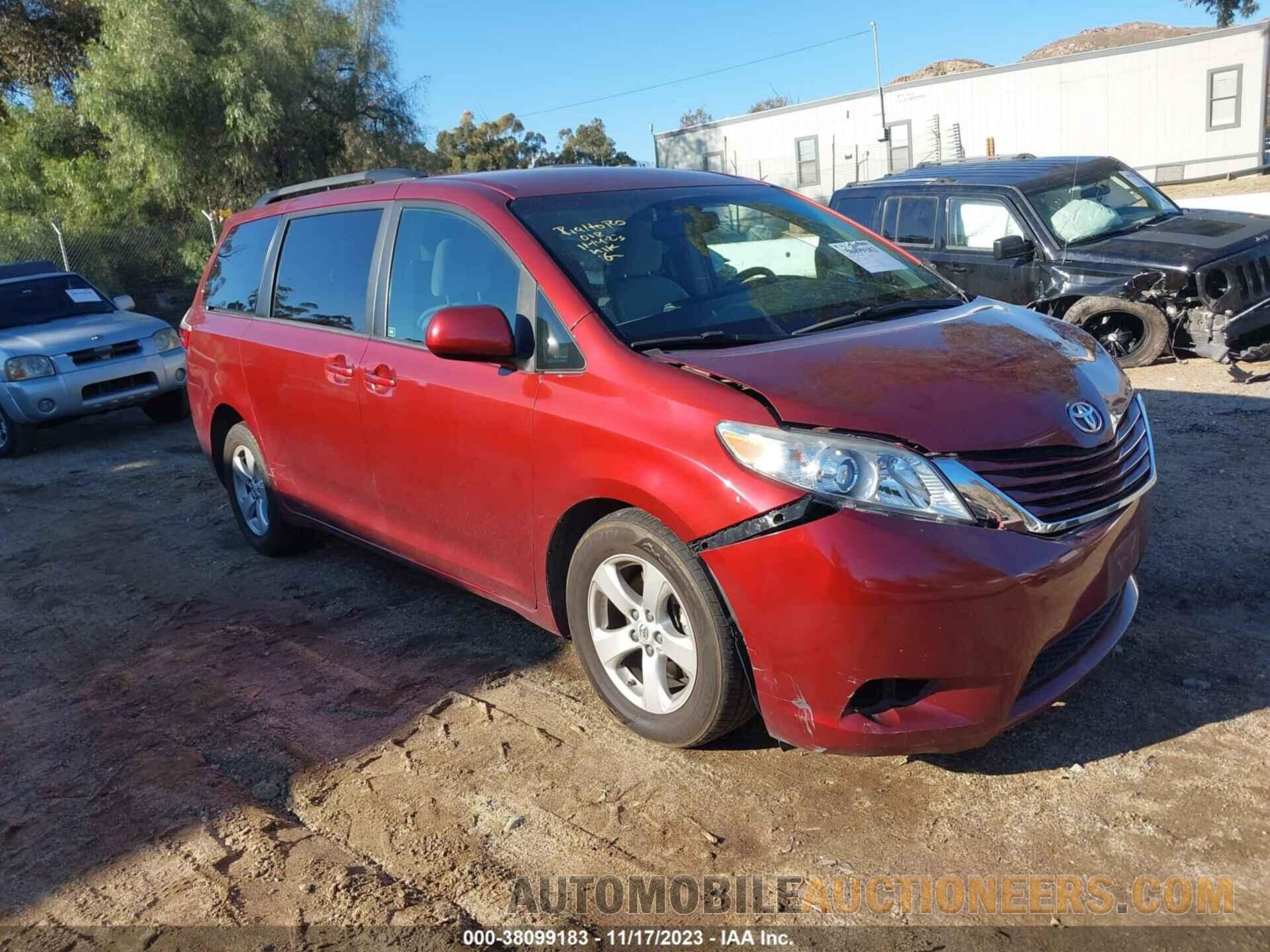 5TDKK3DCXGS744964 TOYOTA SIENNA 2016