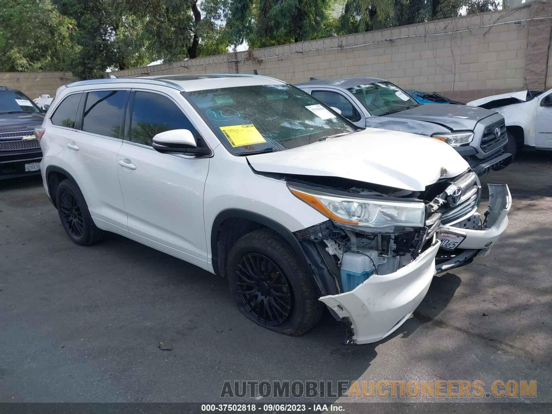 5TDKKRFH0FS038239 TOYOTA HIGHLANDER 2015