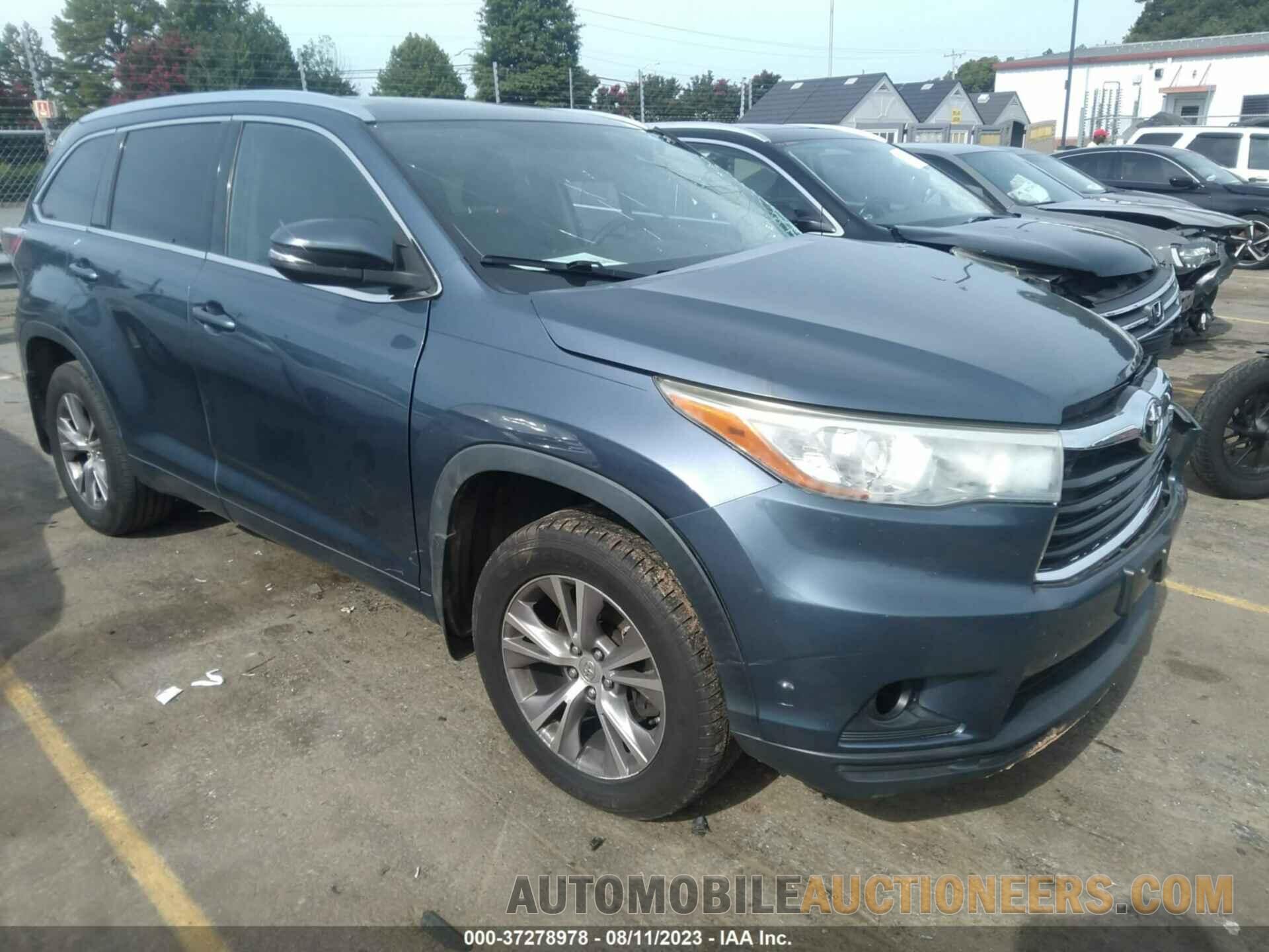 5TDKKRFH0FS038368 TOYOTA HIGHLANDER 2015