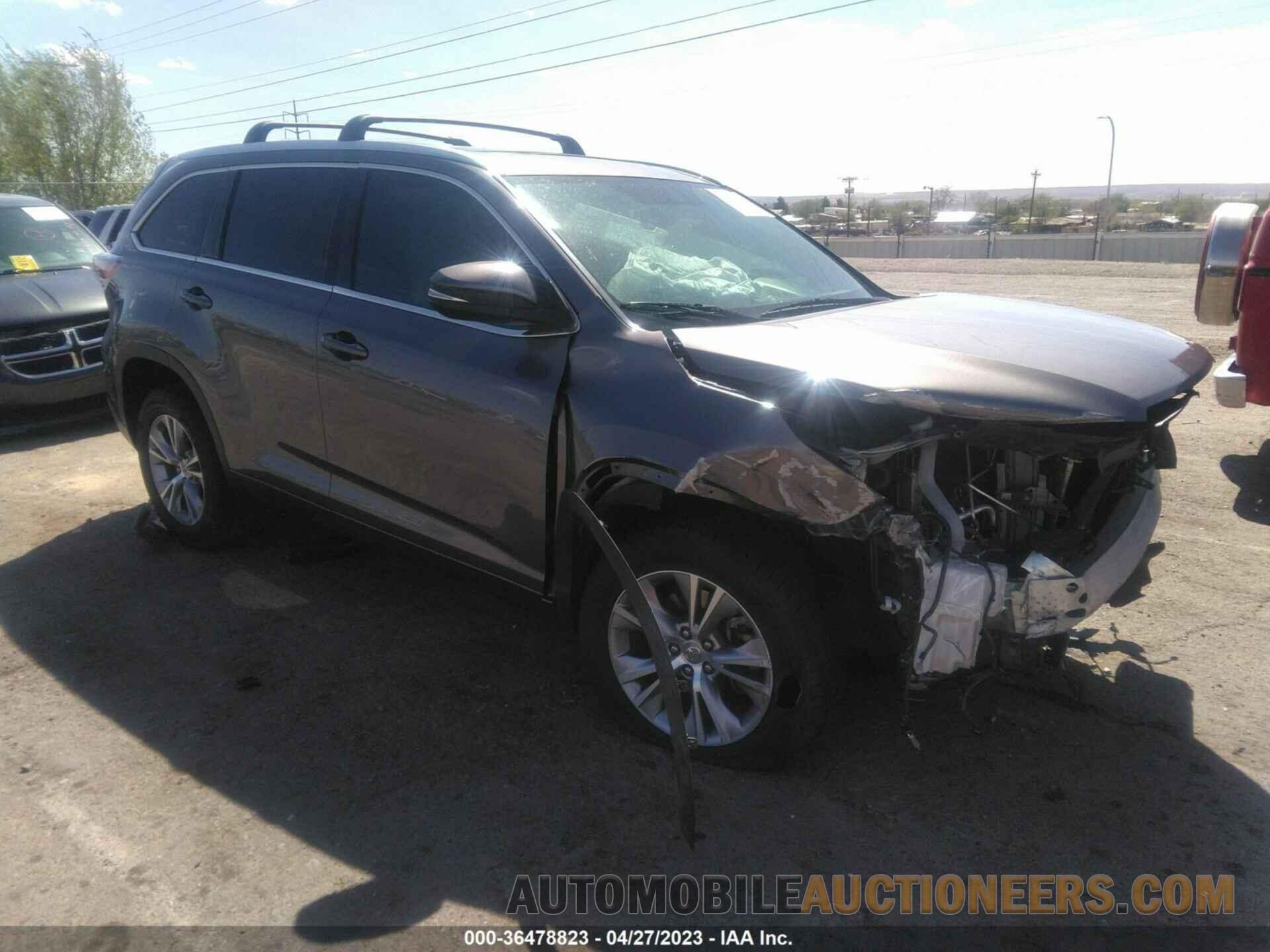 5TDKKRFH0FS043084 TOYOTA HIGHLANDER 2015