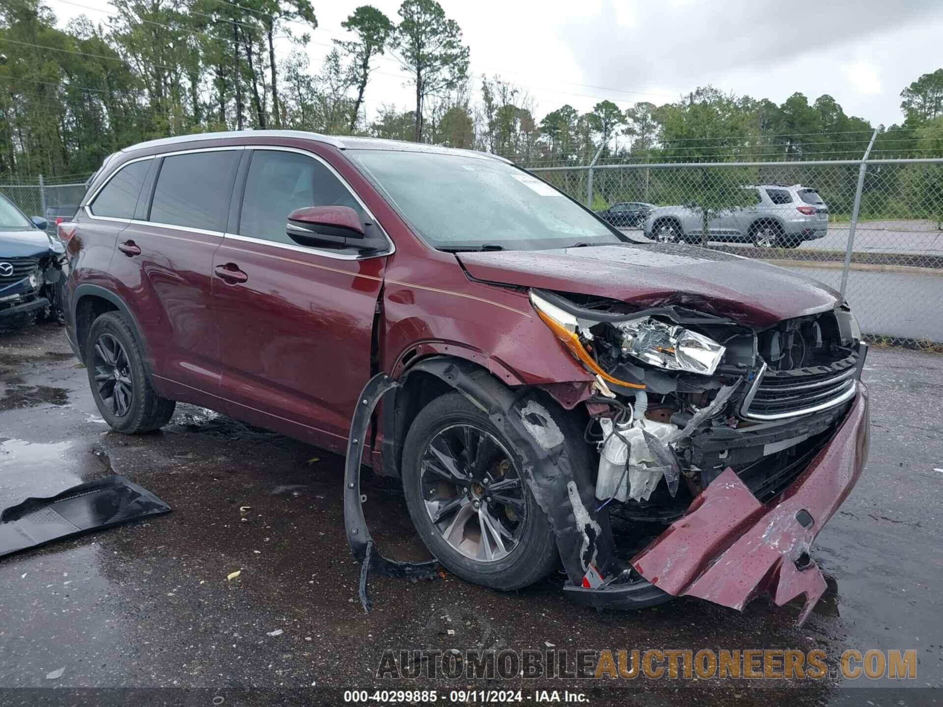 5TDKKRFH0FS053694 TOYOTA HIGHLANDER 2015