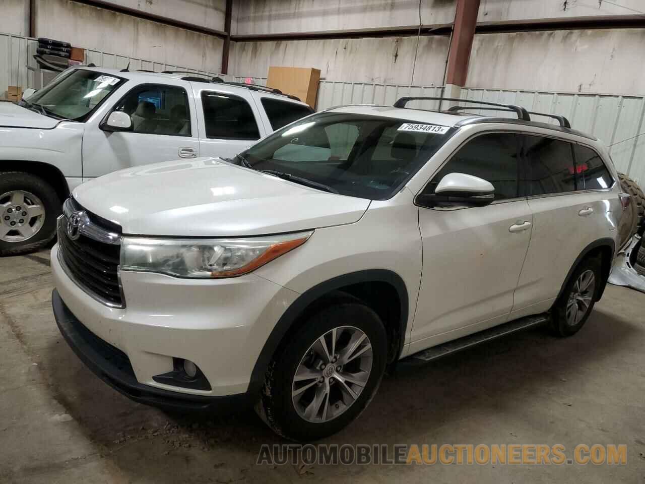 5TDKKRFH0FS064842 TOYOTA HIGHLANDER 2015