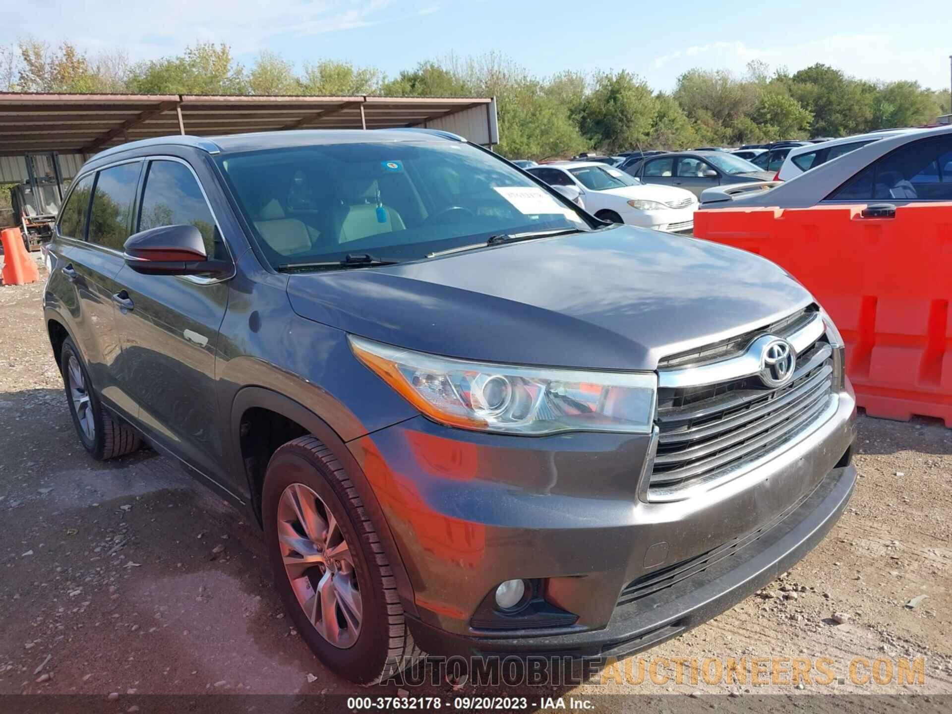 5TDKKRFH0FS069135 TOYOTA HIGHLANDER 2015