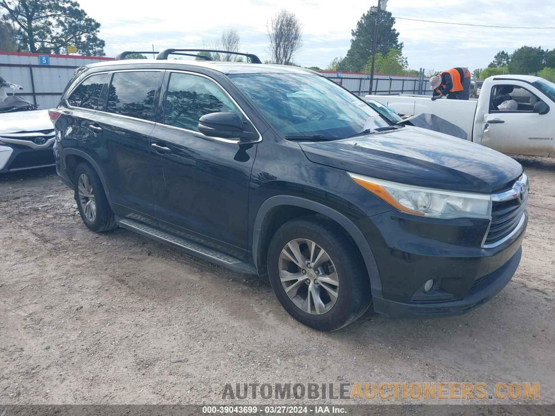 5TDKKRFH0FS073699 TOYOTA HIGHLANDER 2015