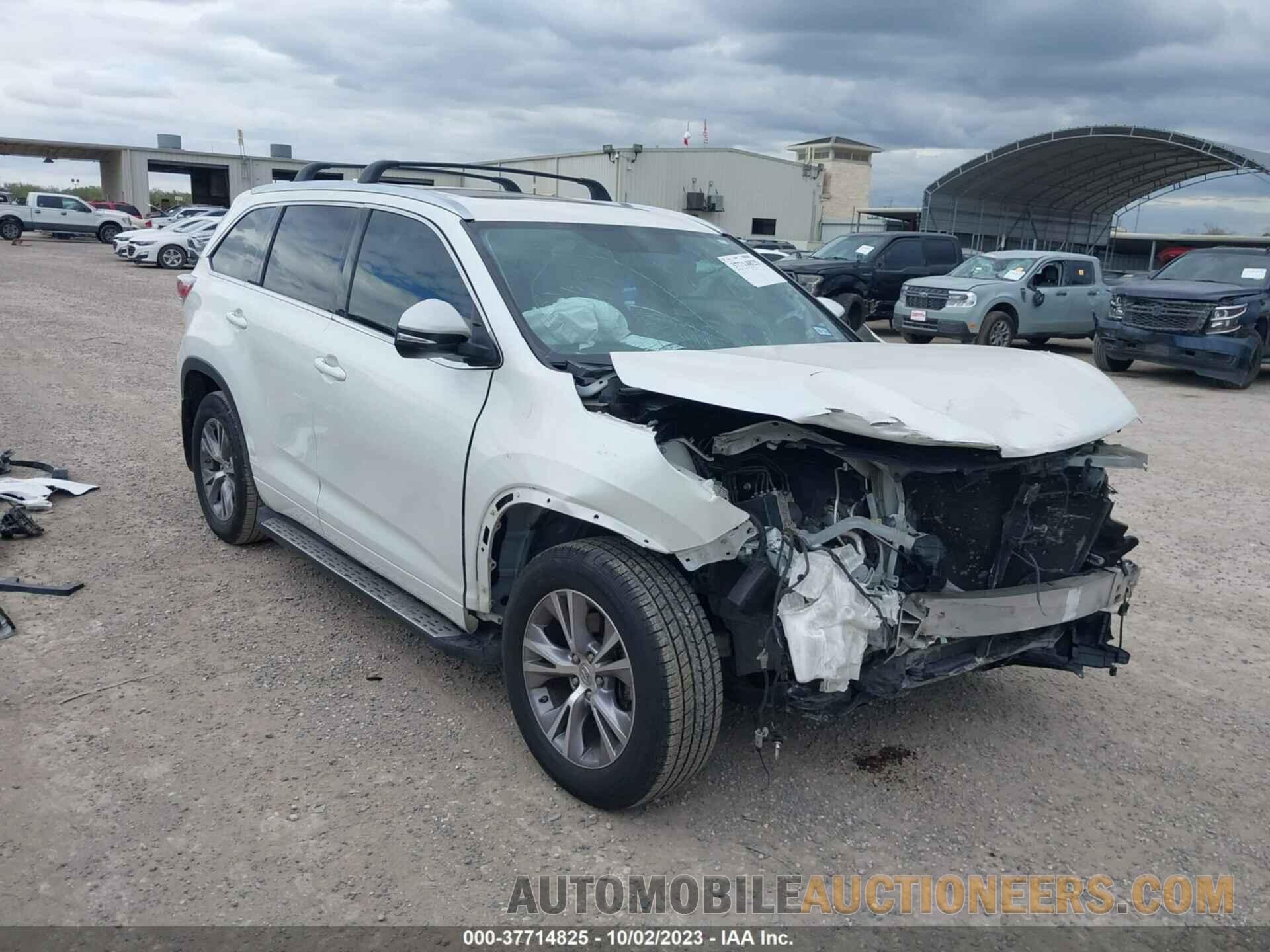 5TDKKRFH0FS073735 TOYOTA HIGHLANDER 2015