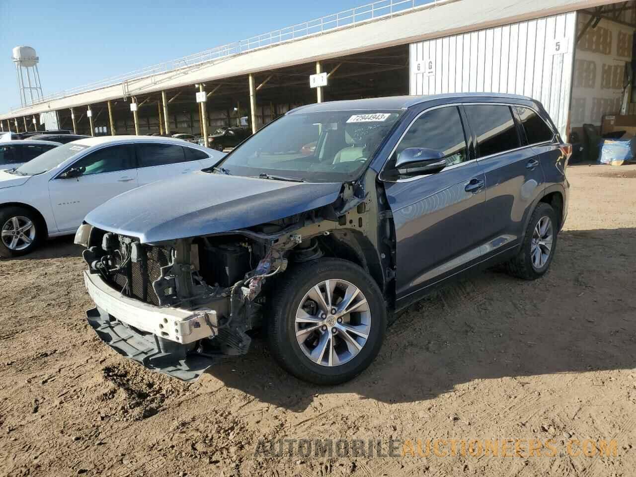 5TDKKRFH0FS077820 TOYOTA HIGHLANDER 2015