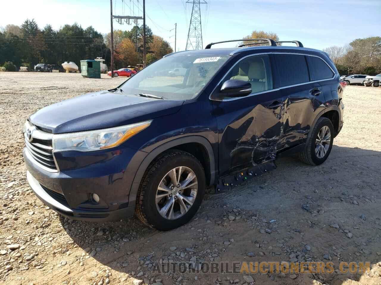 5TDKKRFH0FS079227 TOYOTA HIGHLANDER 2015