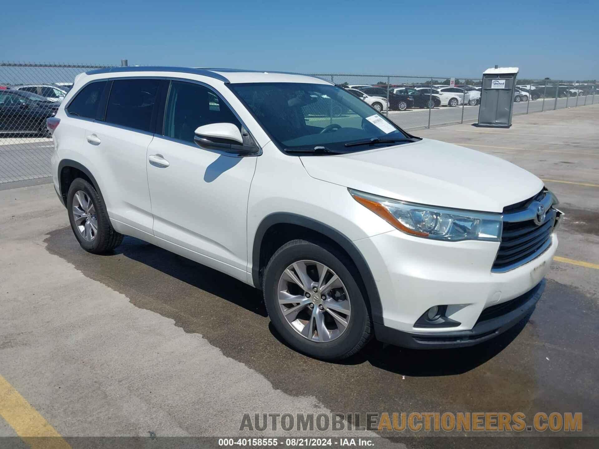 5TDKKRFH0FS081141 TOYOTA HIGHLANDER 2015