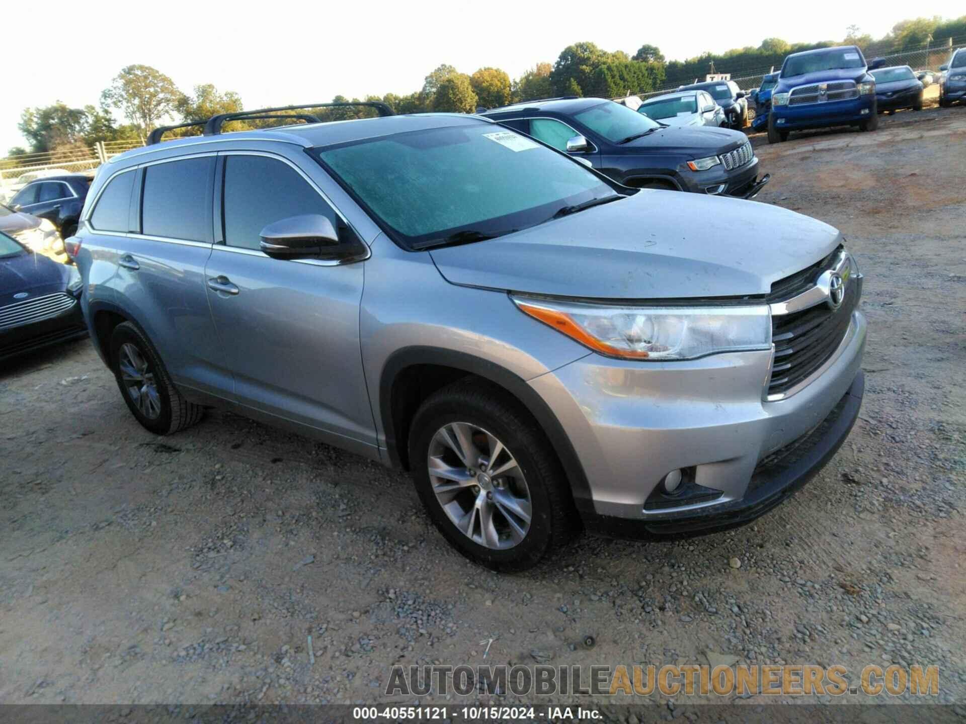 5TDKKRFH0FS110010 TOYOTA HIGHLANDER 2015