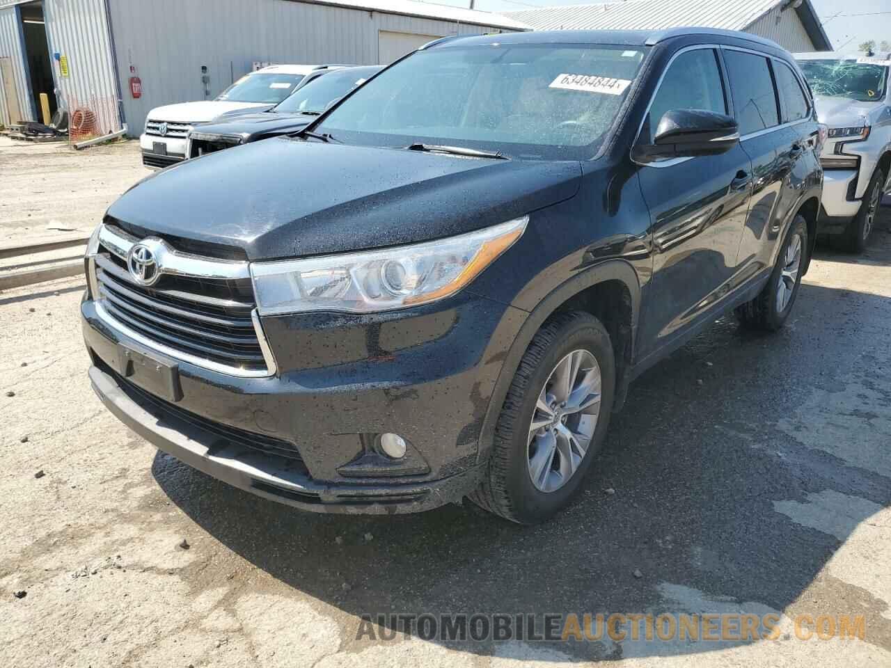 5TDKKRFH0FS115823 TOYOTA HIGHLANDER 2015