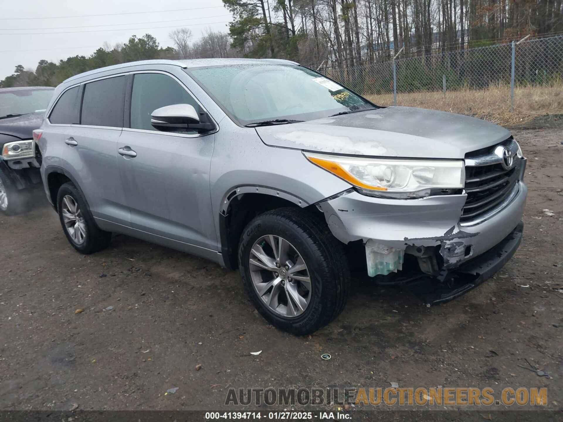 5TDKKRFH0FS117667 TOYOTA HIGHLANDER 2015