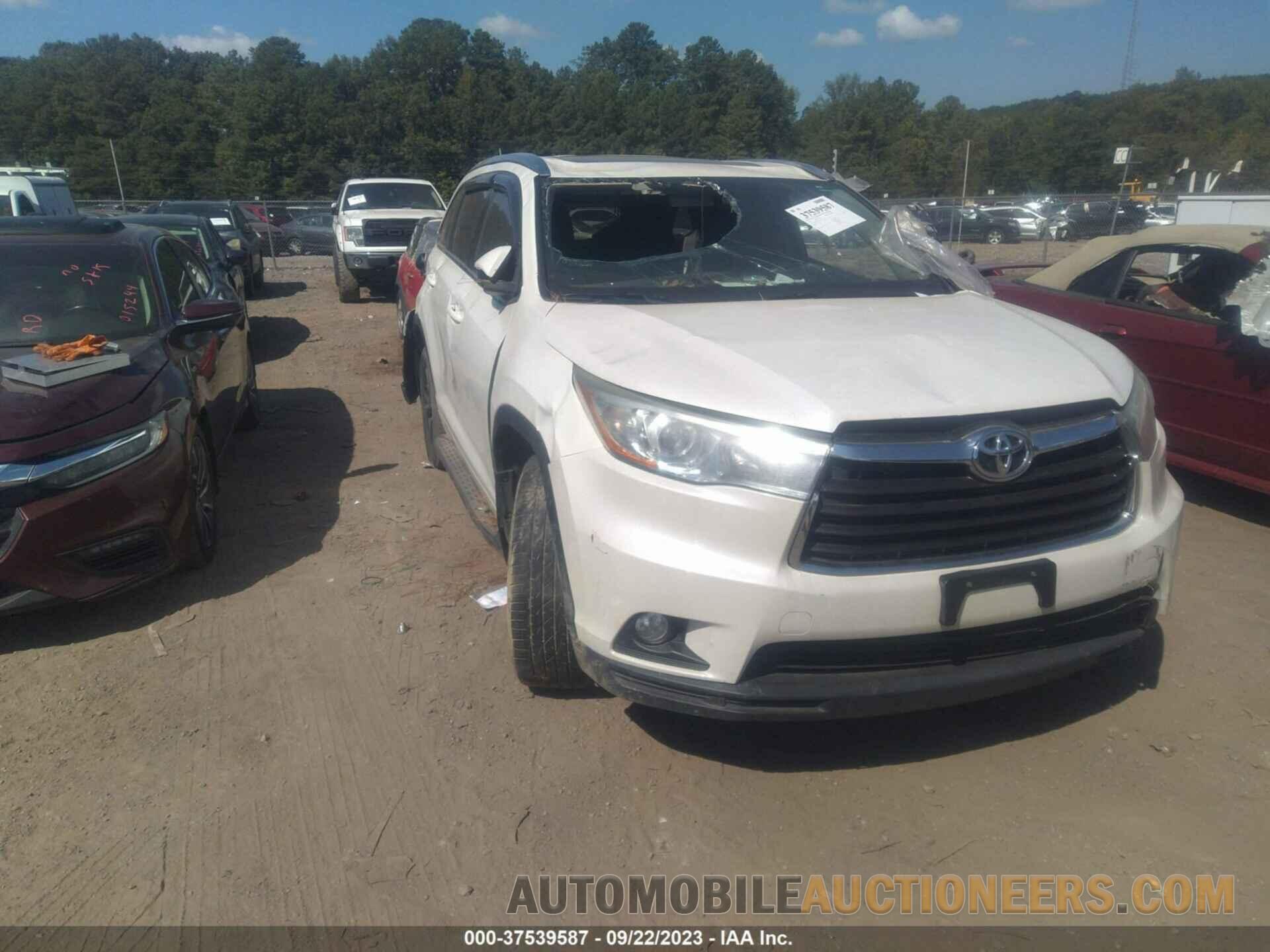 5TDKKRFH0GS126578 TOYOTA HIGHLANDER 2016