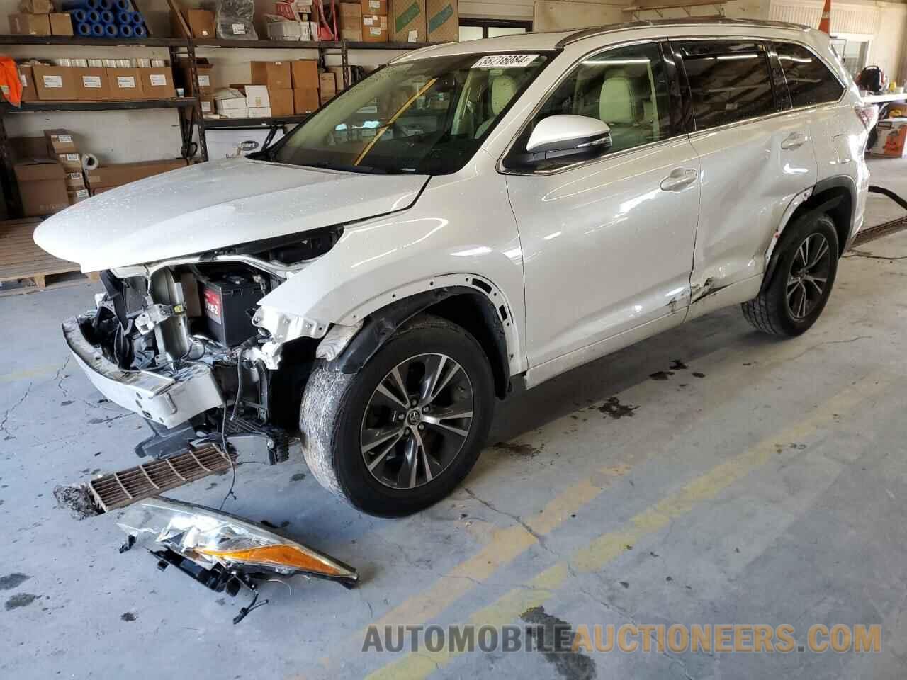 5TDKKRFH0GS128931 TOYOTA HIGHLANDER 2016