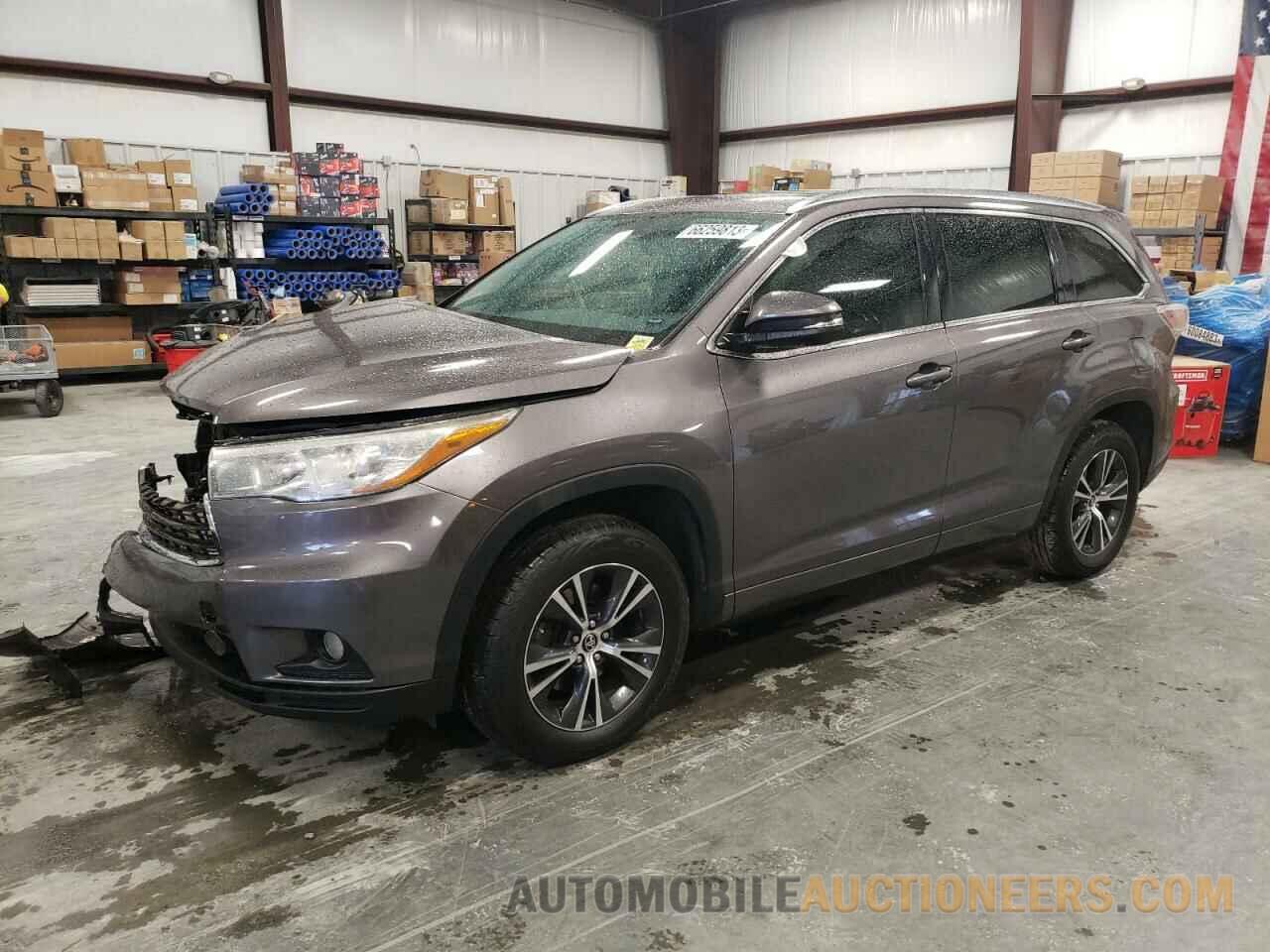 5TDKKRFH0GS132719 TOYOTA HIGHLANDER 2016